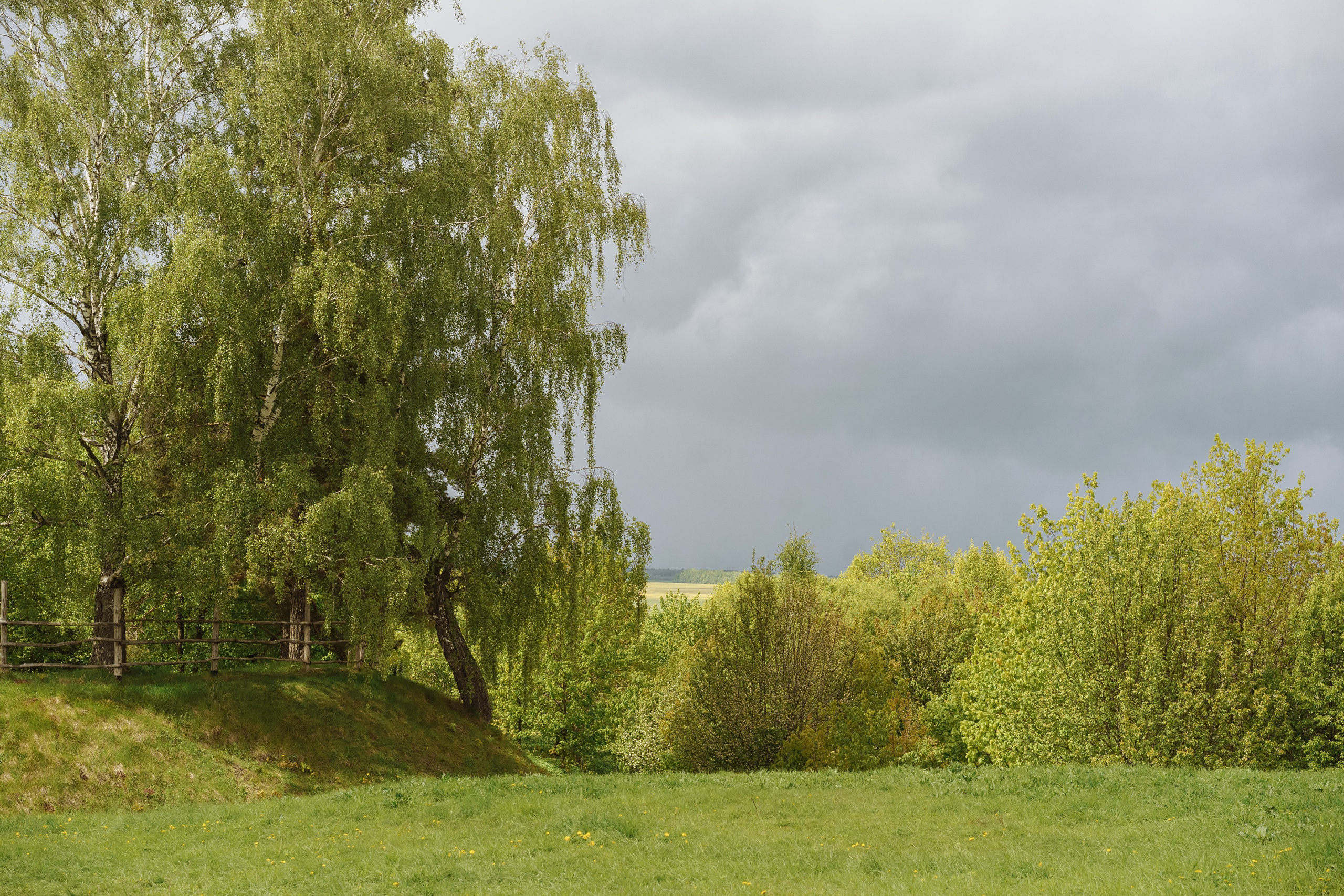 Бёхово в грозовую майскую погоду