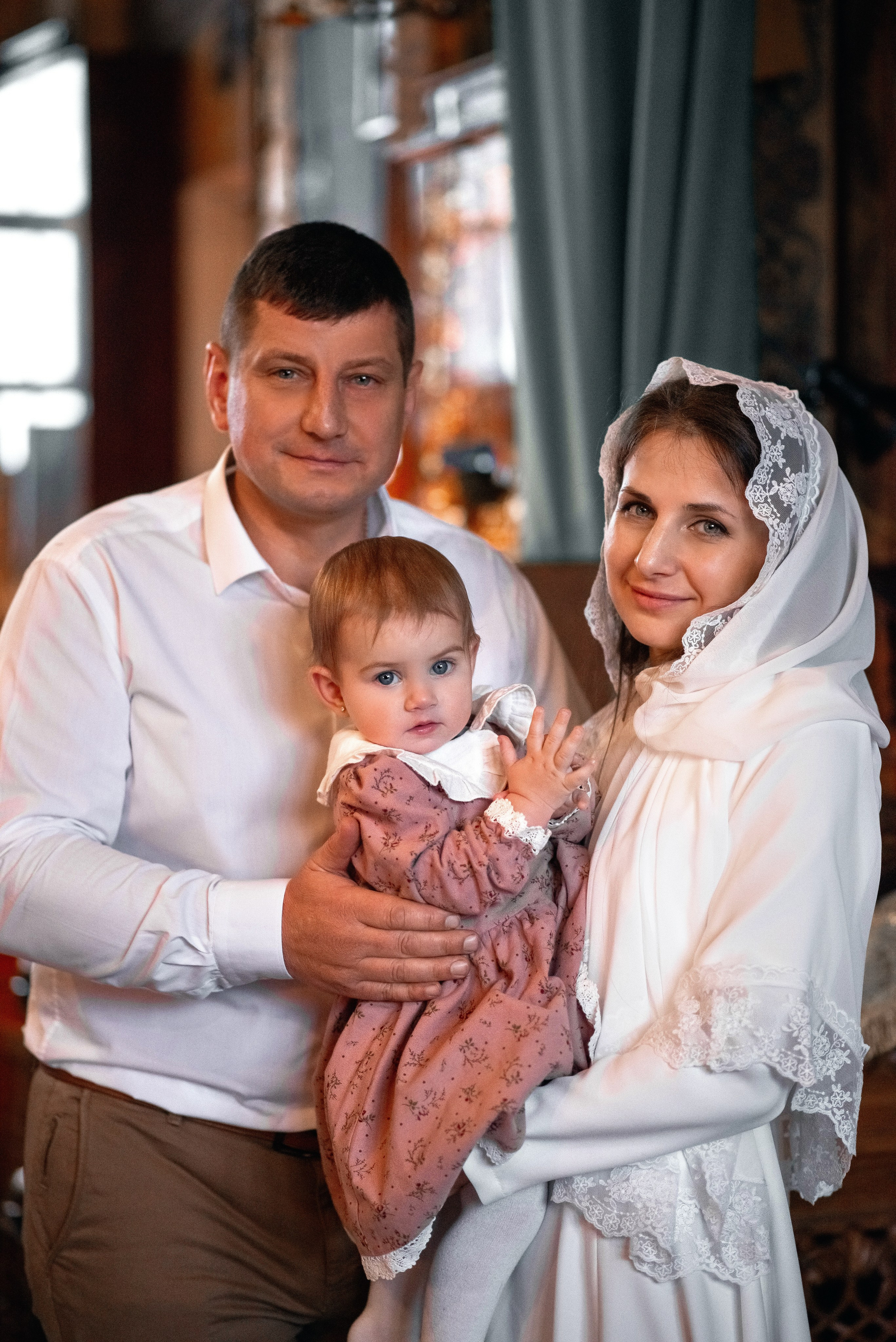 Крещение Настюши в храме Марии Магдалены. Семейный фотограф на выписку из роддома и крещение Минск Настя Гришук