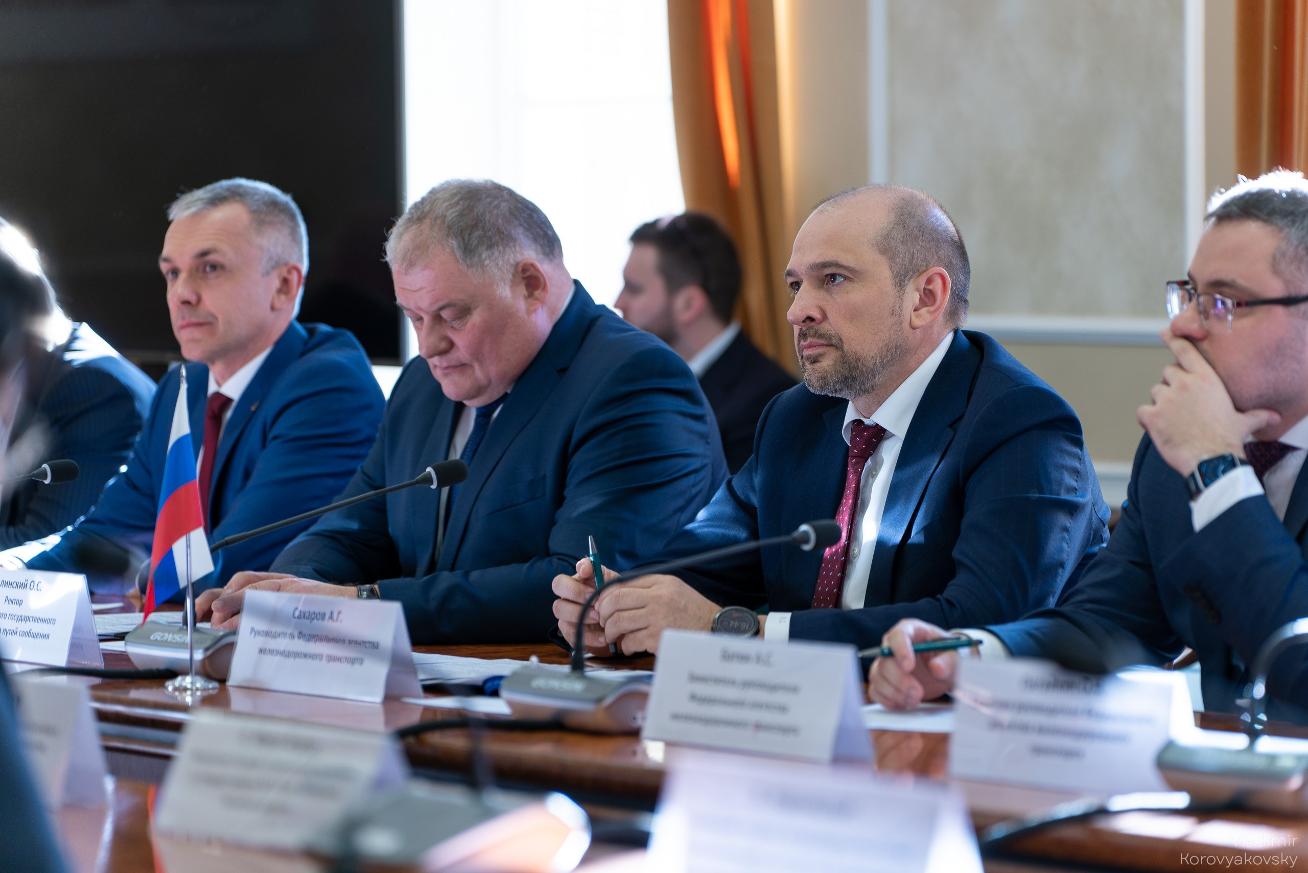 Совещание руководства ПГУПС с Делегациями Исполнительного агентства Правительства Монголии и делегацией АО «УБЖД». Фотограф Владимир Коровяковский