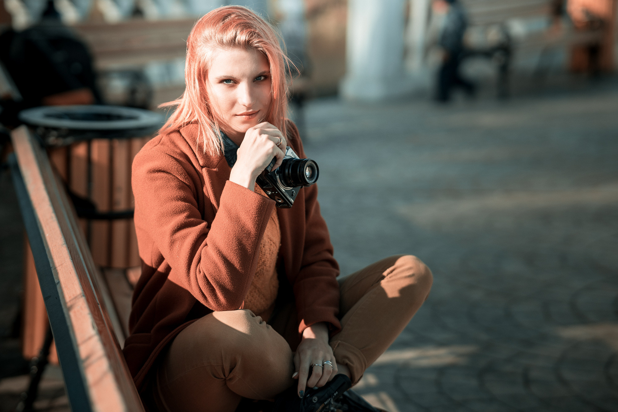 Фотосессия девушки осенью. Фотограф в городе Каменск-Уральский — Метелёв Андрей