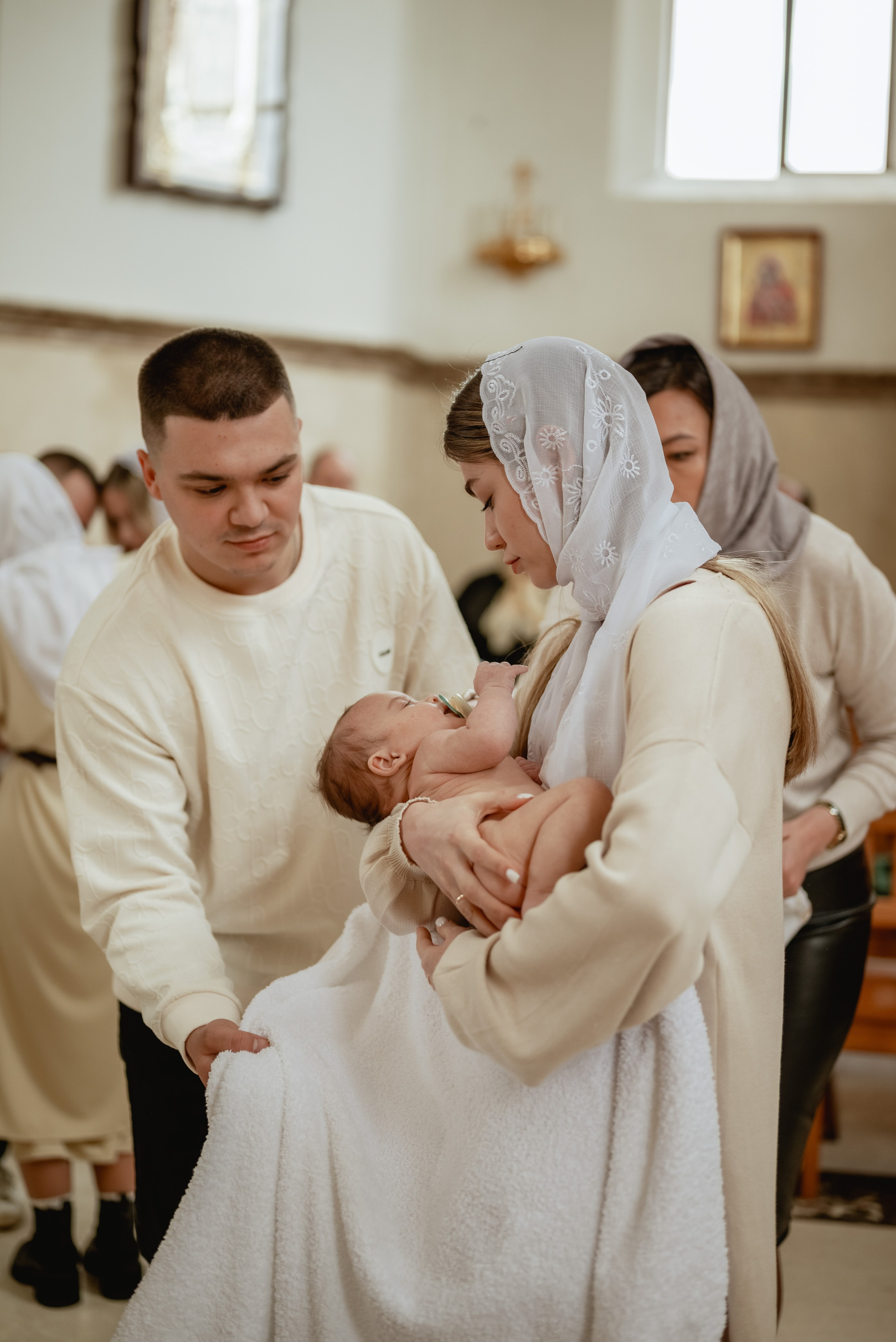 Крещение в Донецке. Юлия Басня семейный и свадебный фотограф в Донецке