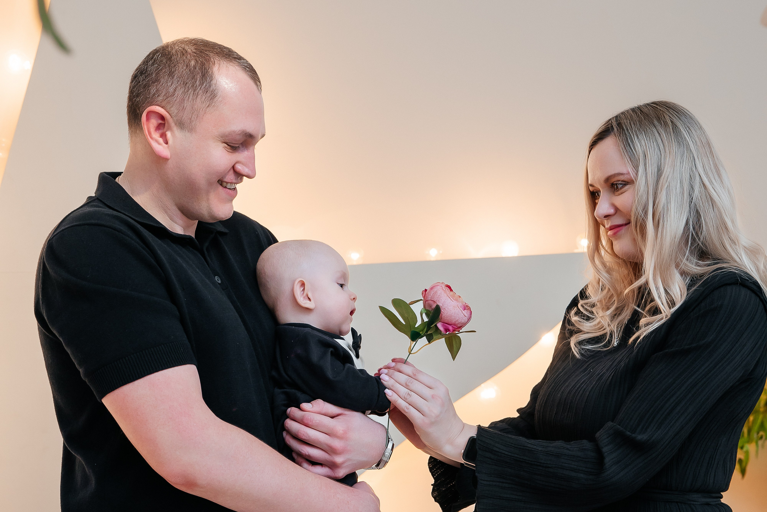 Семейная фотосессия: Первый Новый год. Свадебный и семейный фотограф в Москве Красинская Мария