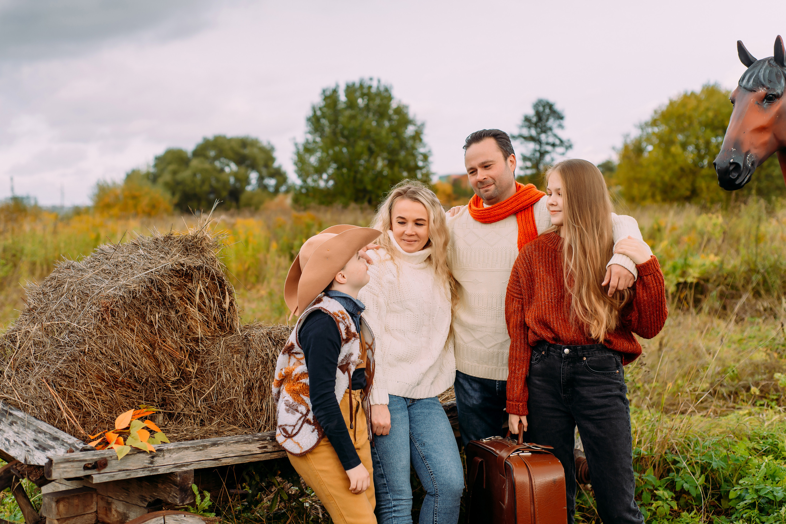 Елена с семьей. Детский и семейный фотограф Эльмира Веселова