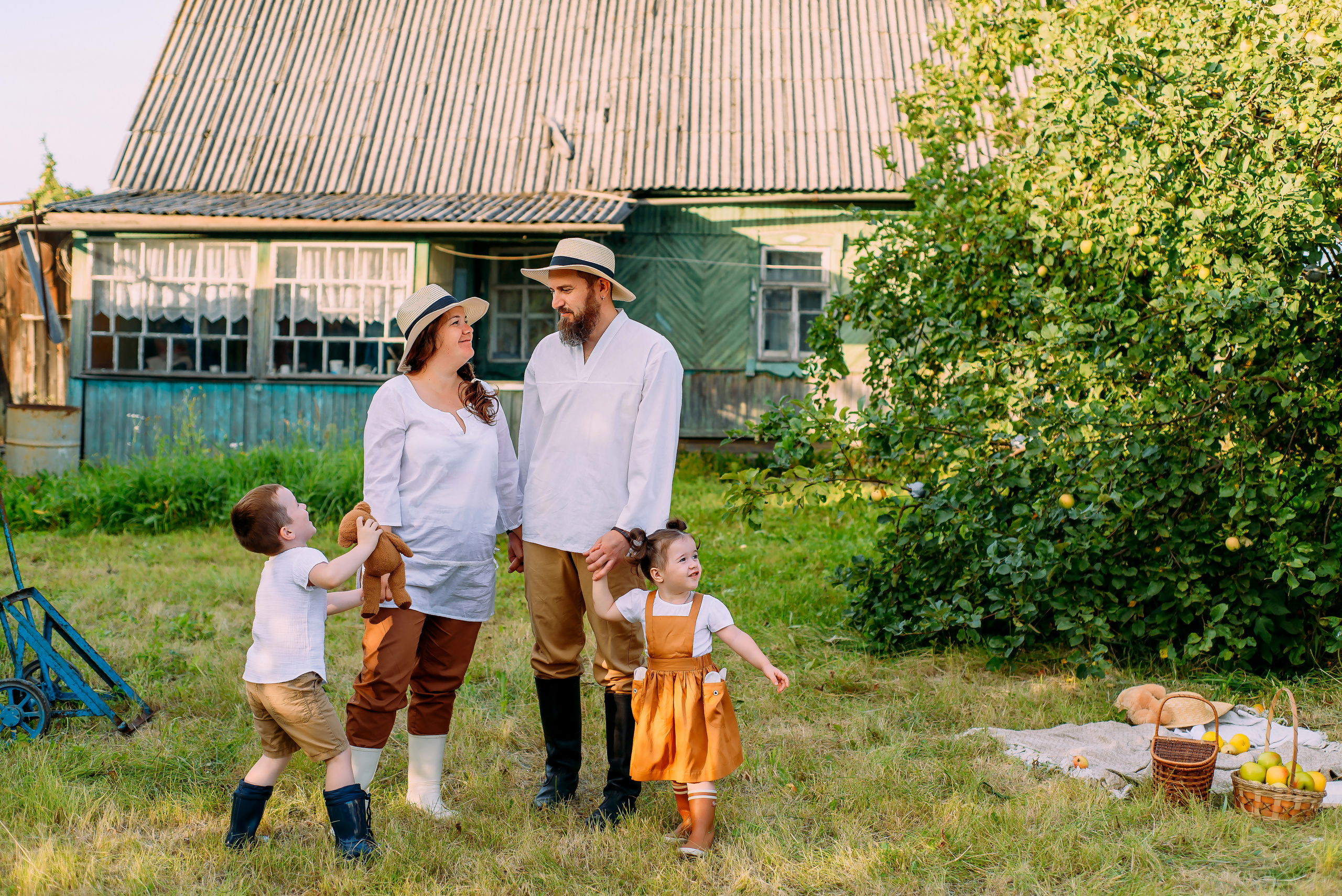 Олеся с семьей. Детский и семейный фотограф Эльмира Веселова