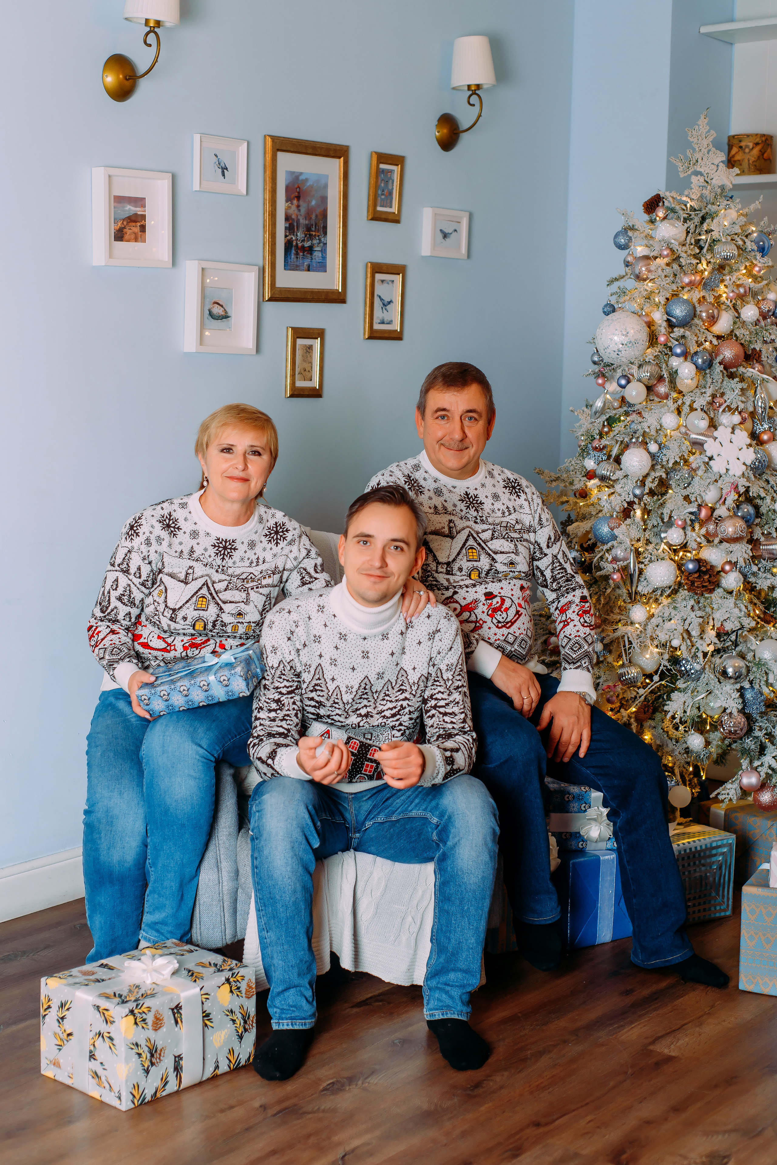 Наталия с семьей. Детский и семейный фотограф Эльмира Веселова