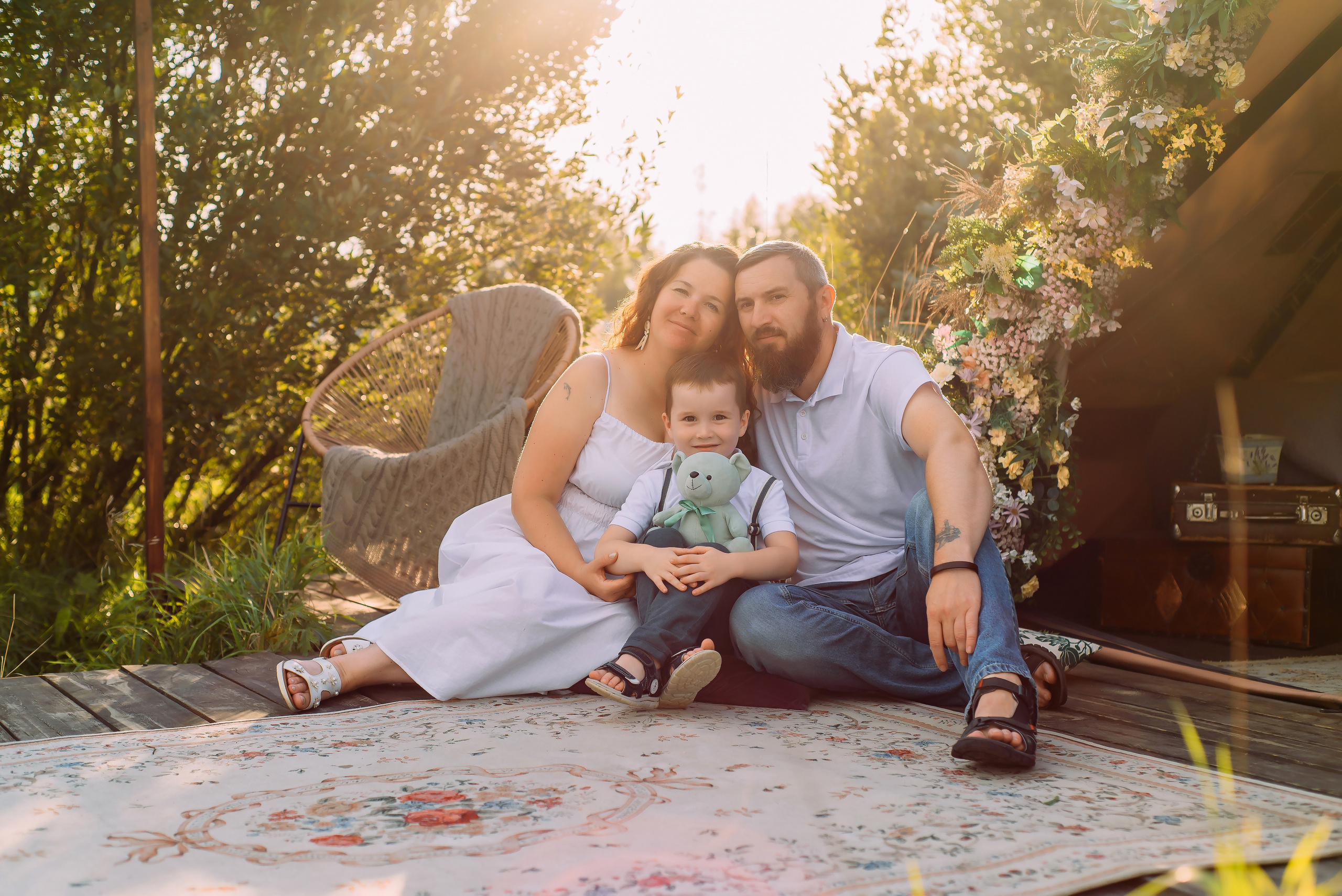 Олеся с семьей. Детский и семейный фотограф Эльмира Веселова