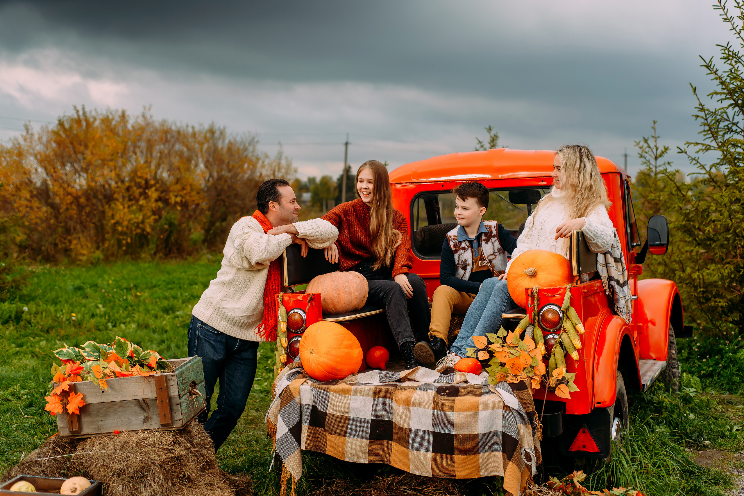 Елена с семьей. Детский и семейный фотограф Эльмира Веселова