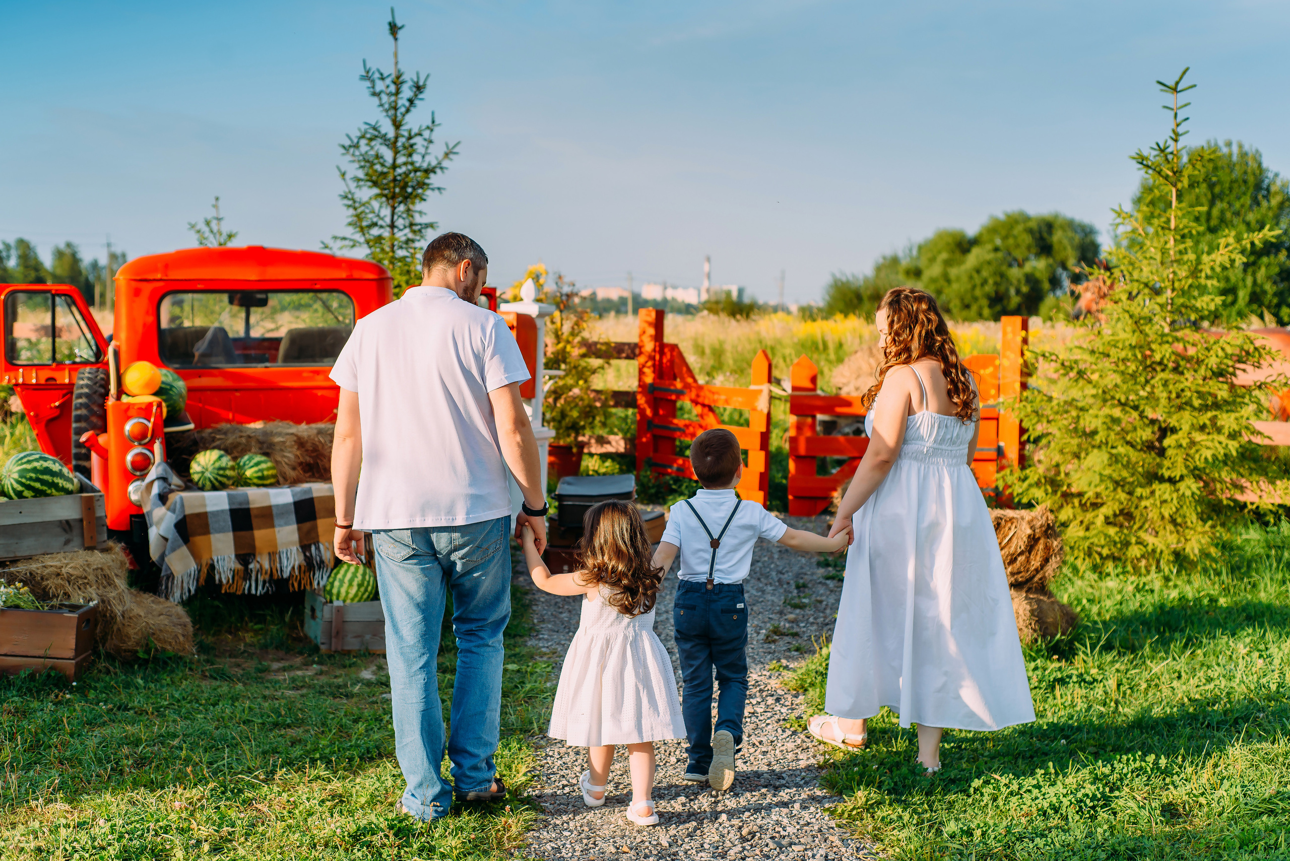 Олеся с семьей. Детский и семейный фотограф Эльмира Веселова