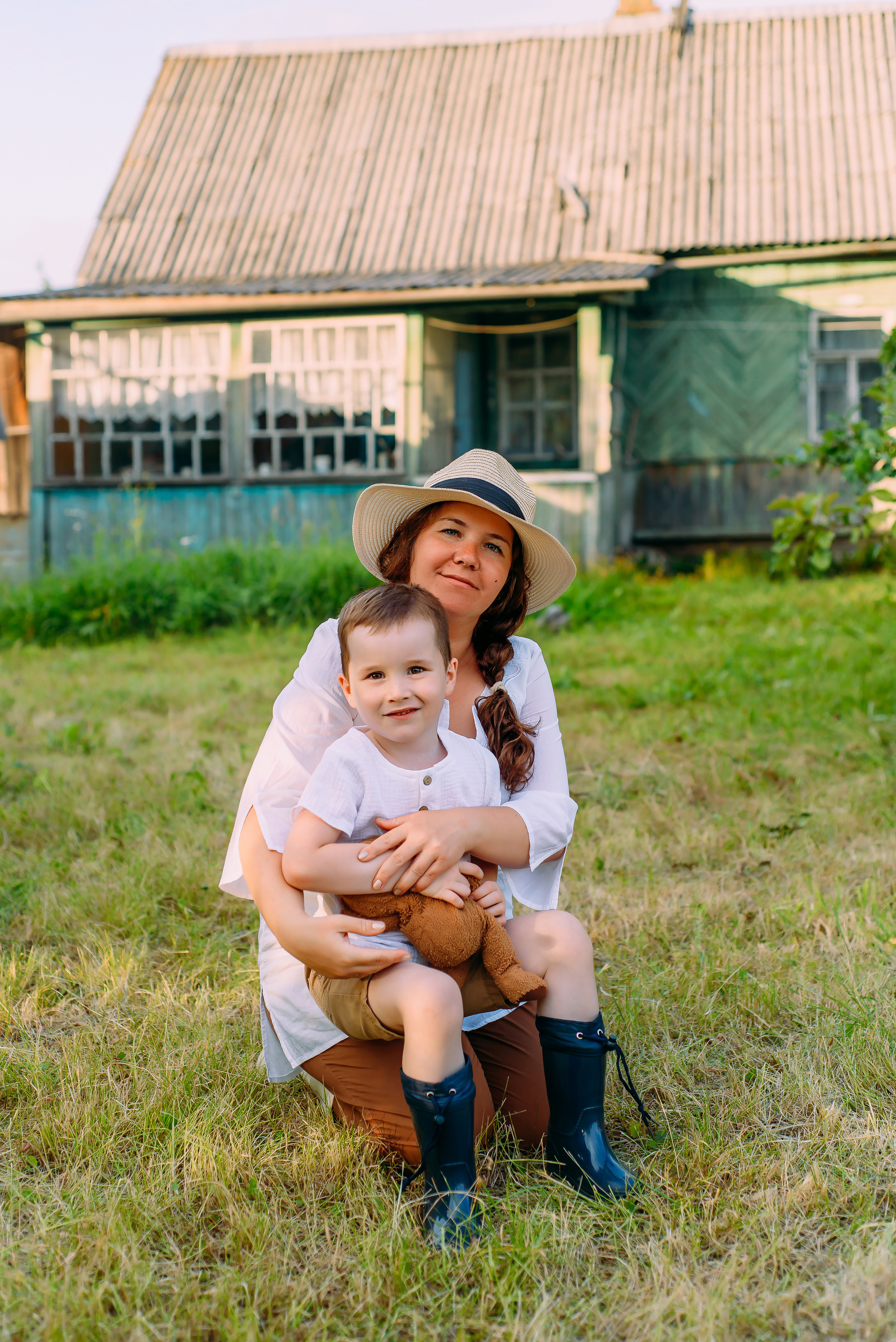 Олеся с семьей. Детский и семейный фотограф Эльмира Веселова
