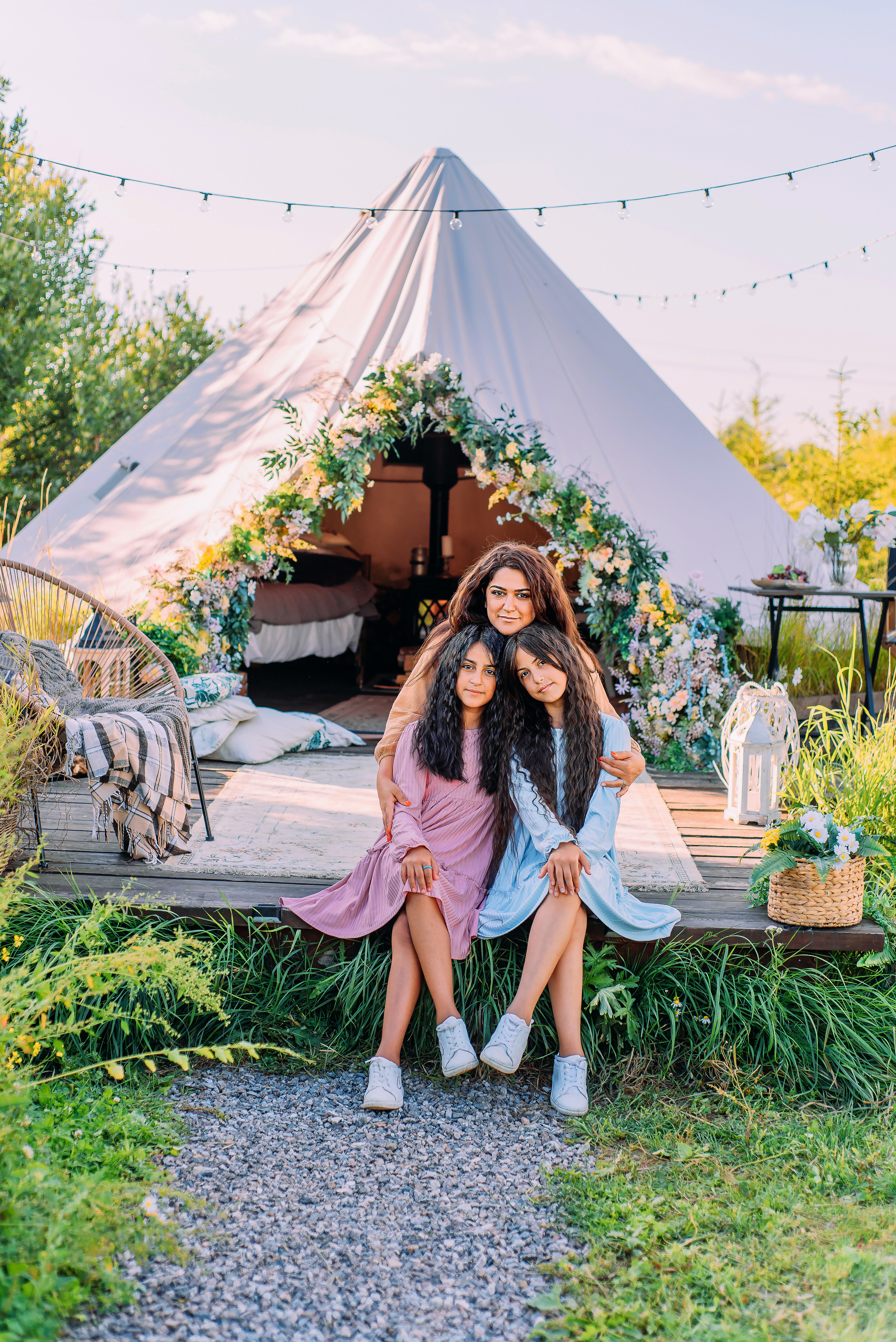 Араксия с дочками. Детский и семейный фотограф Эльмира Веселова