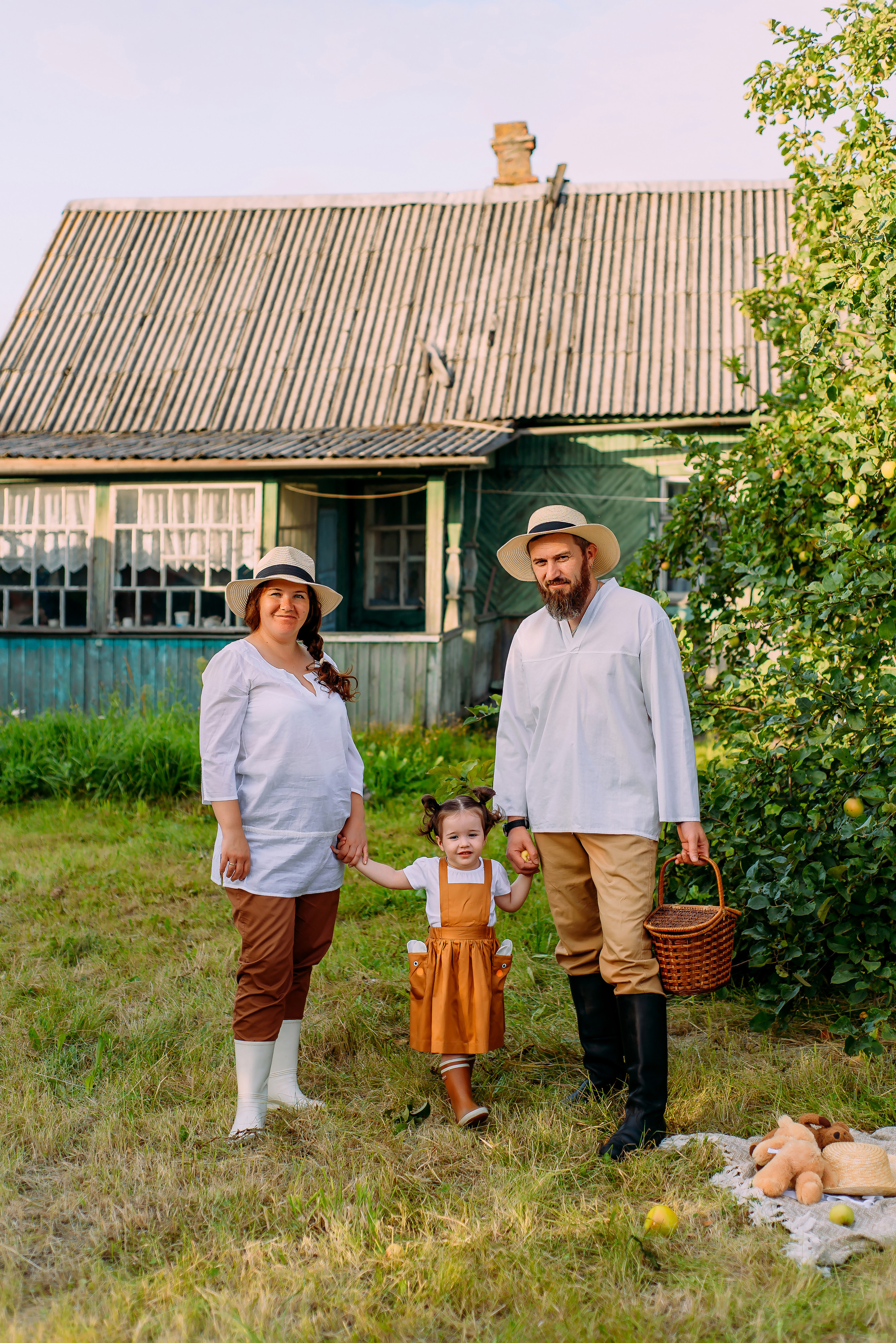 Олеся с семьей. Детский и семейный фотограф Эльмира Веселова