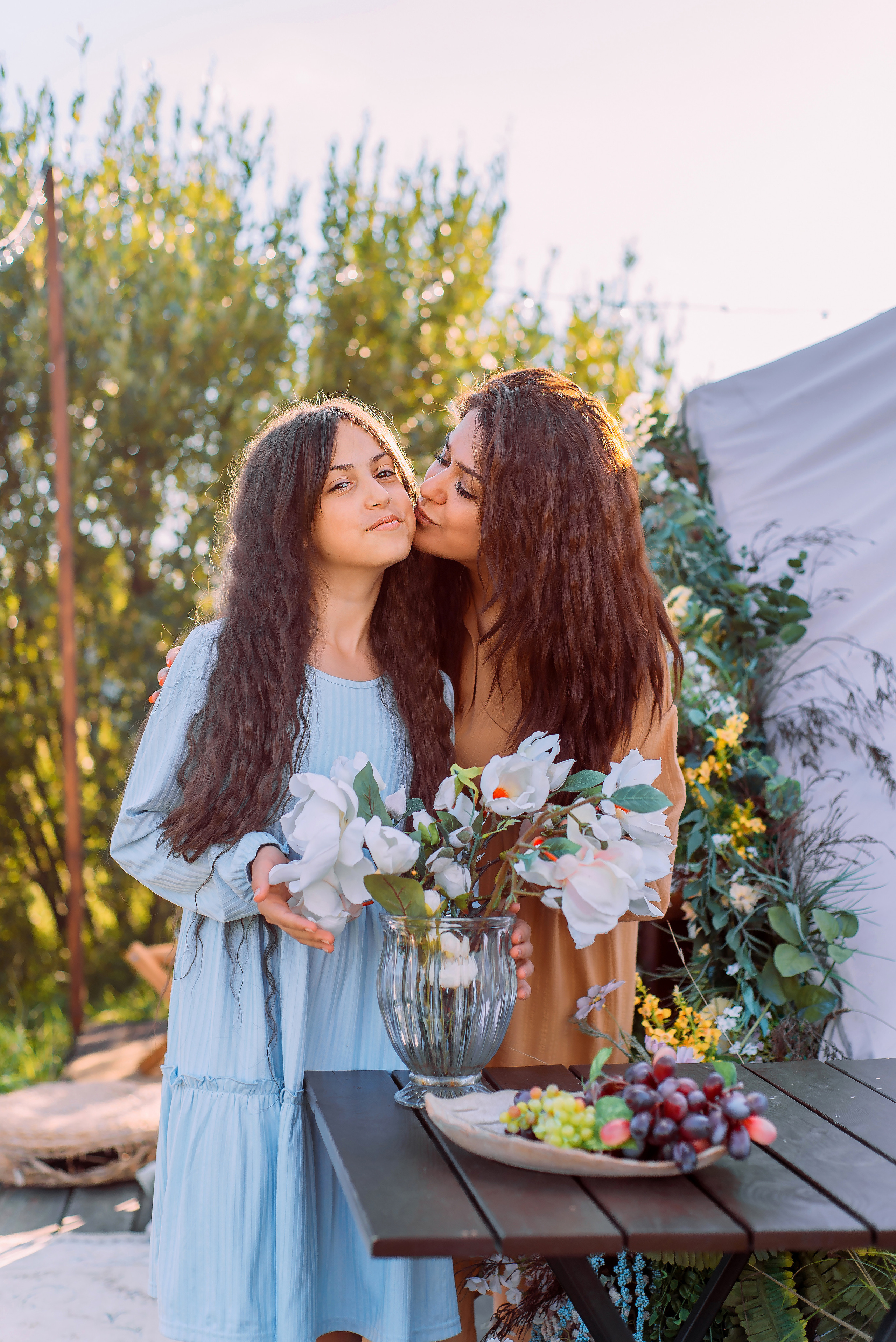 Араксия с дочками. Детский и семейный фотограф Эльмира Веселова