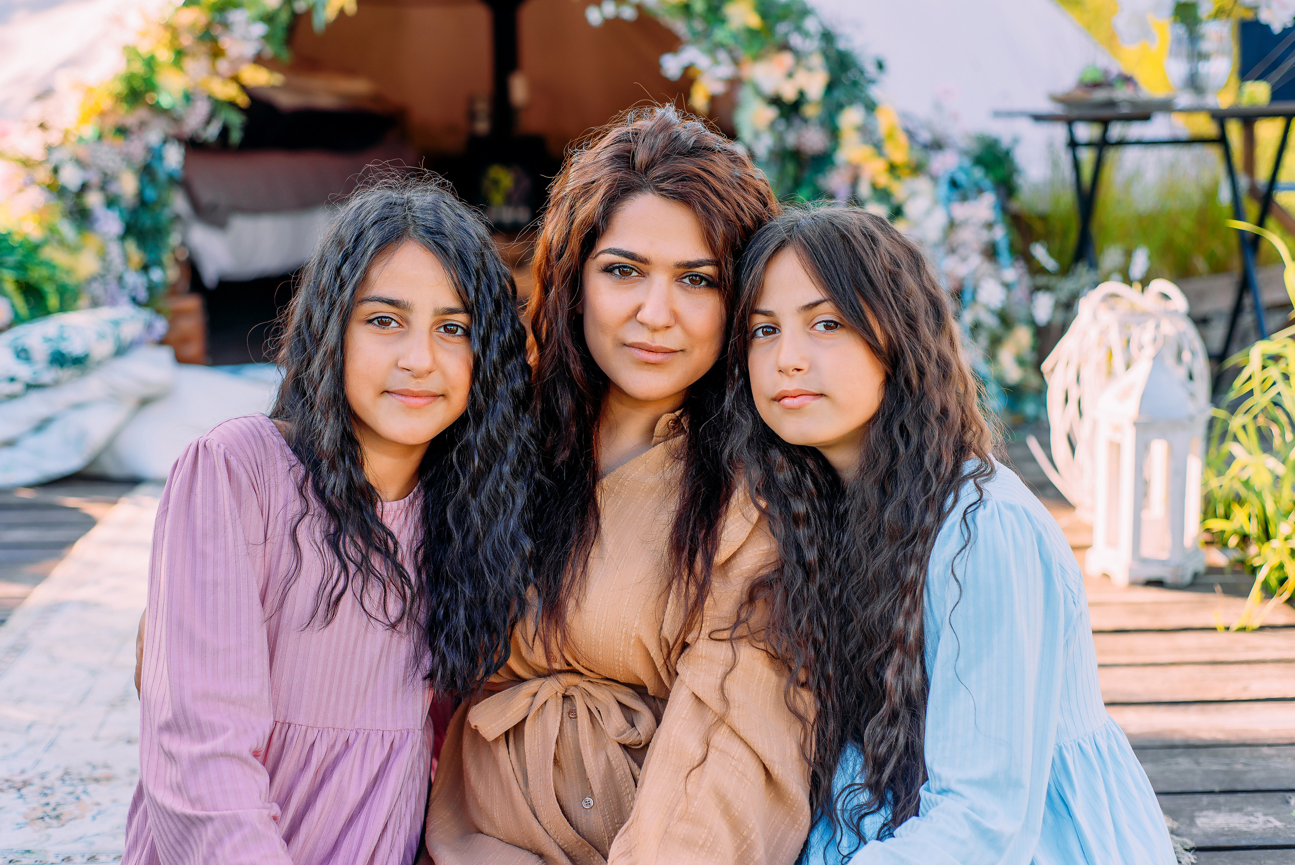 Араксия с дочками. Детский и семейный фотограф Эльмира Веселова