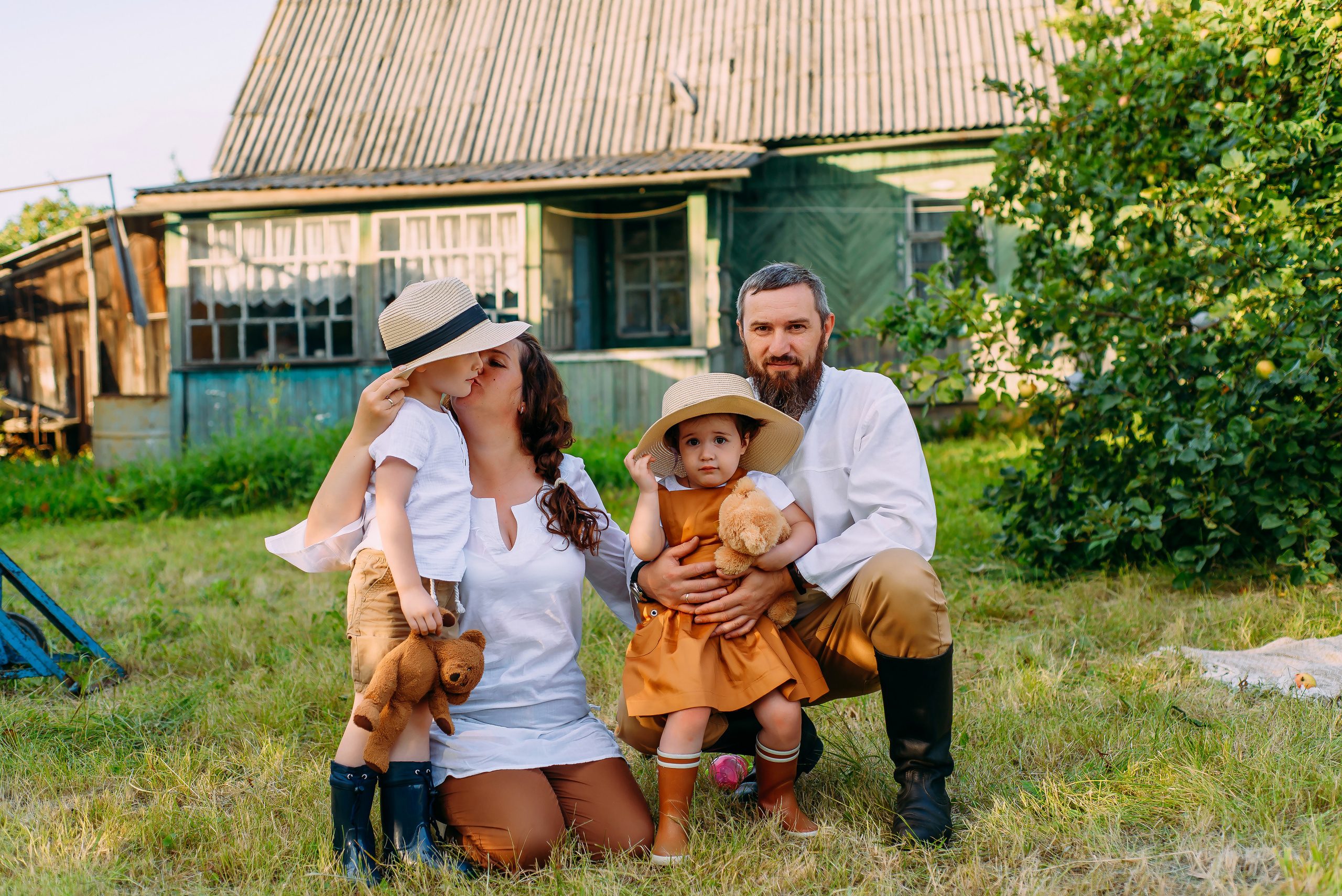 Олеся с семьей. Детский и семейный фотограф Эльмира Веселова