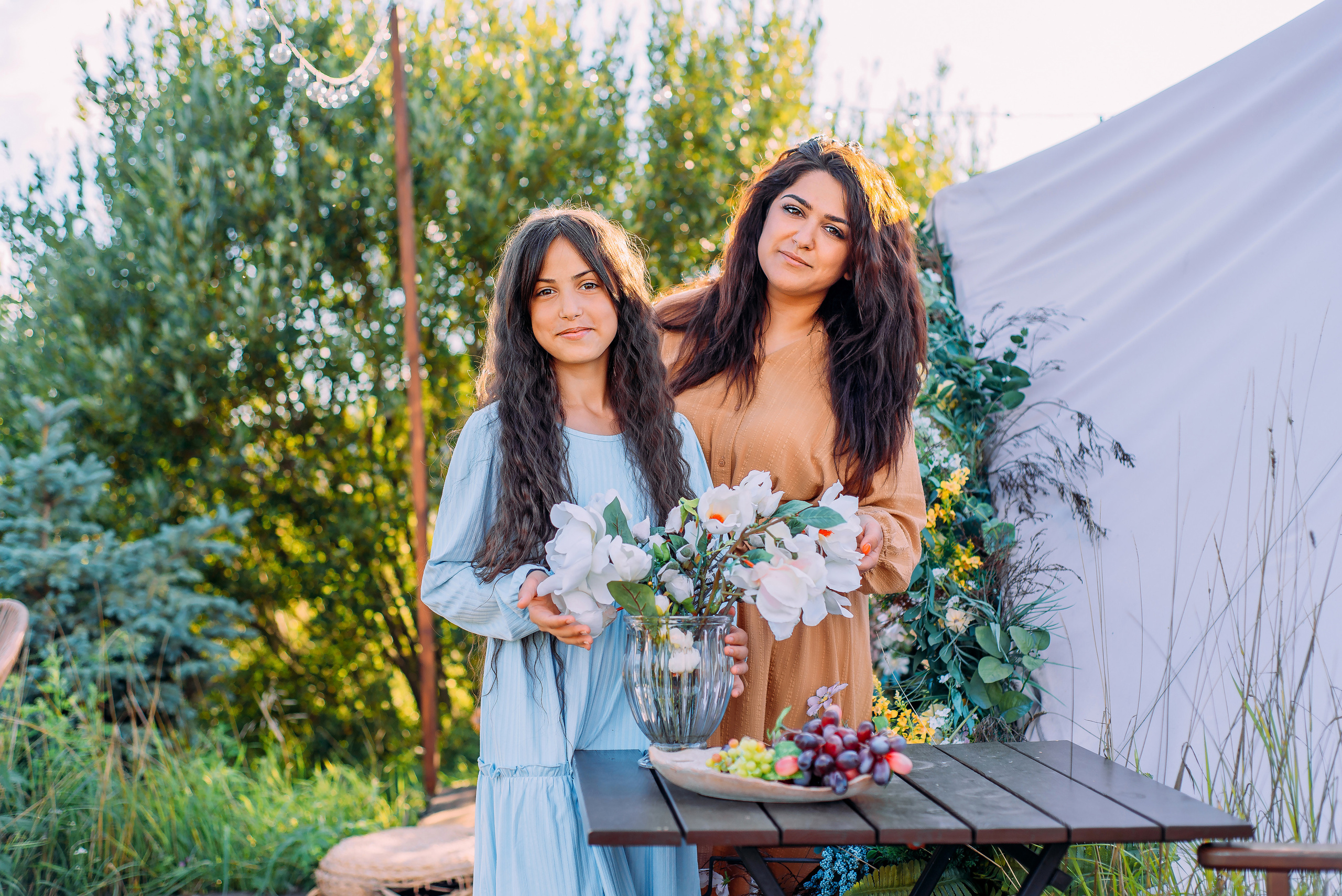 Араксия с дочками. Детский и семейный фотограф Эльмира Веселова