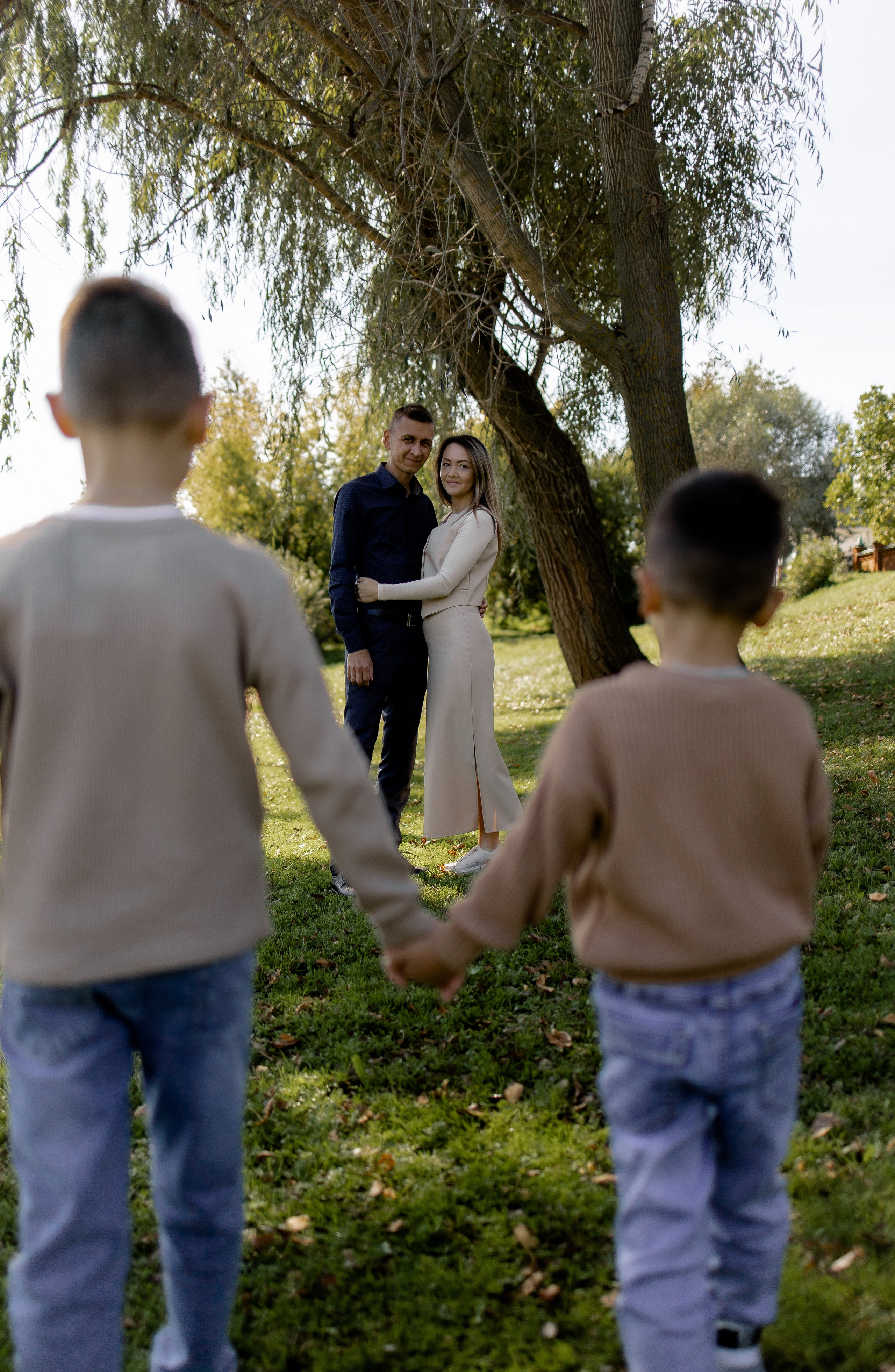 Марианна и Андрей, и их прекрасные сыновья