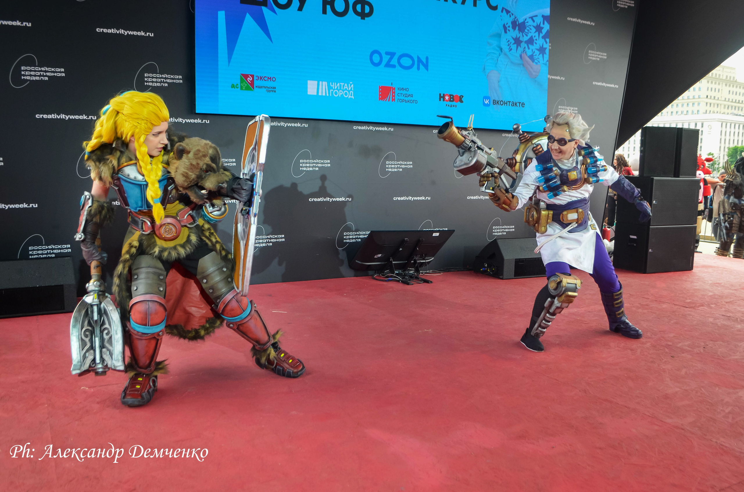 Фотосессия сцены в Москве на разных репортажных мероприятий