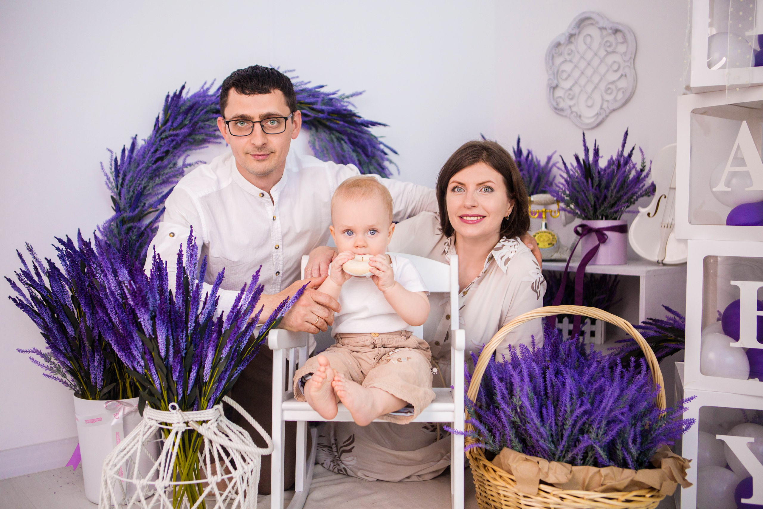 Тёма, 1 год. Фотостудия «Пшеница». Свадебный семейный и детский фотограф в Краснодаре Карина Федоровская