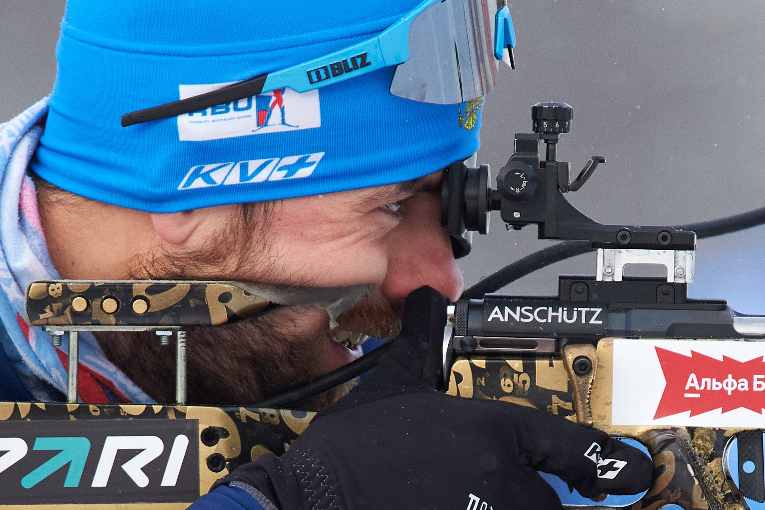 Биатлон. Чемпионат России — 2024/2025, 3-й этап, Ижевск. Спринт. Мужчины. Спортивный репортажный фотограф в Ижевске Сергей Мерзляков