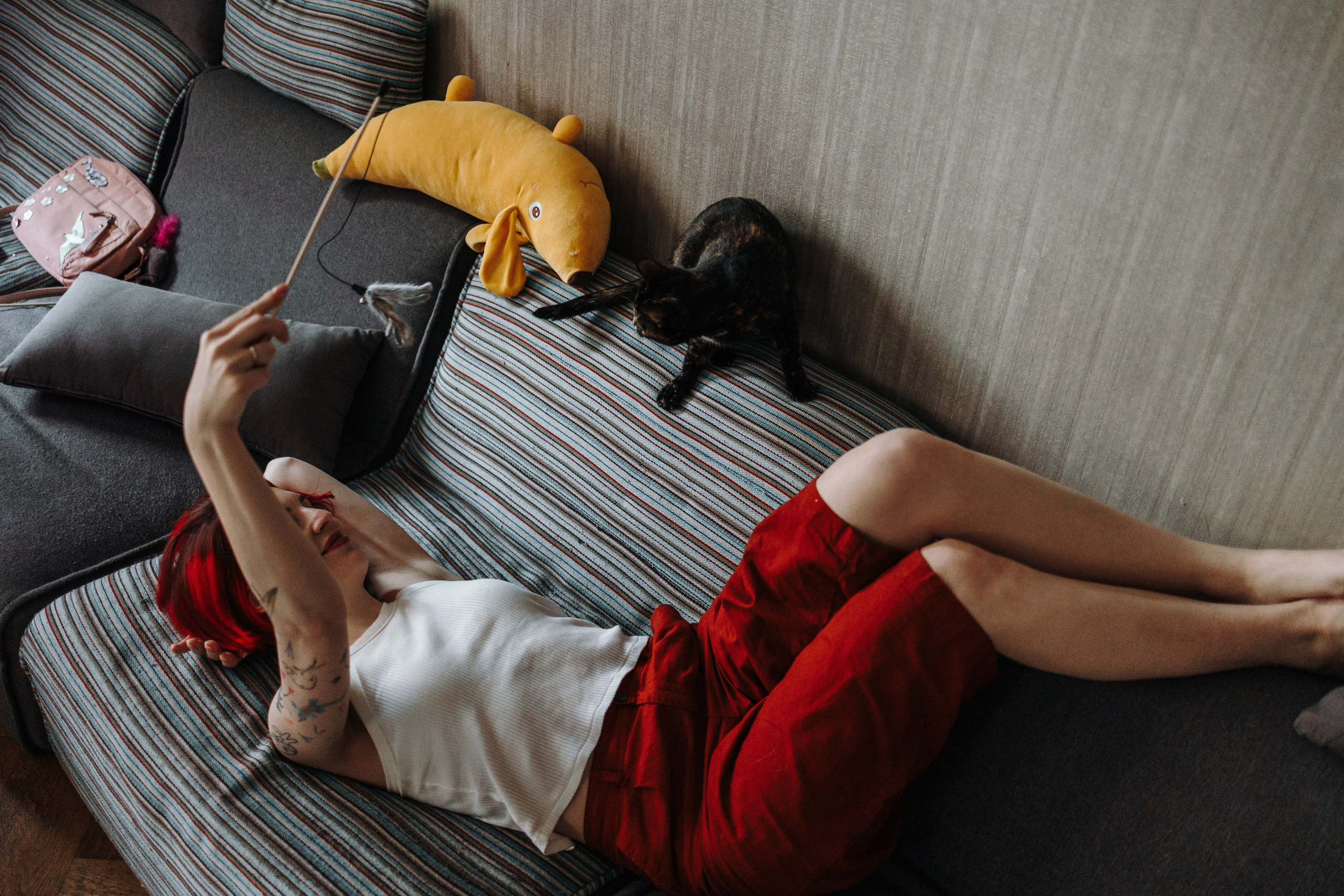 Саша и ее хвосты. Фотограф — Анималист | Санкт-Петербург