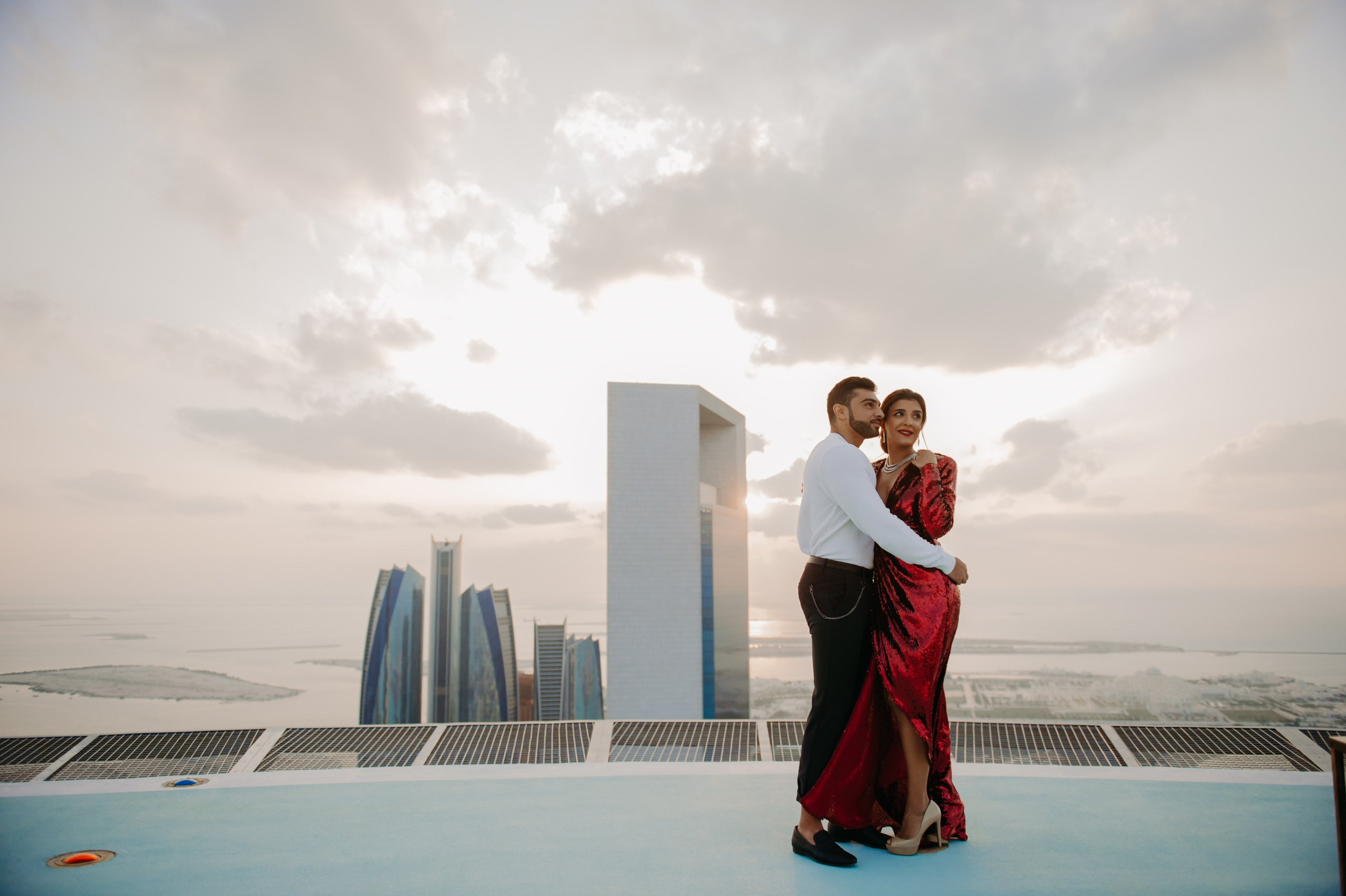 Love Story на высоте (Абу Даби). Фотограф в Москве и Санкт-Петербурге Дарина