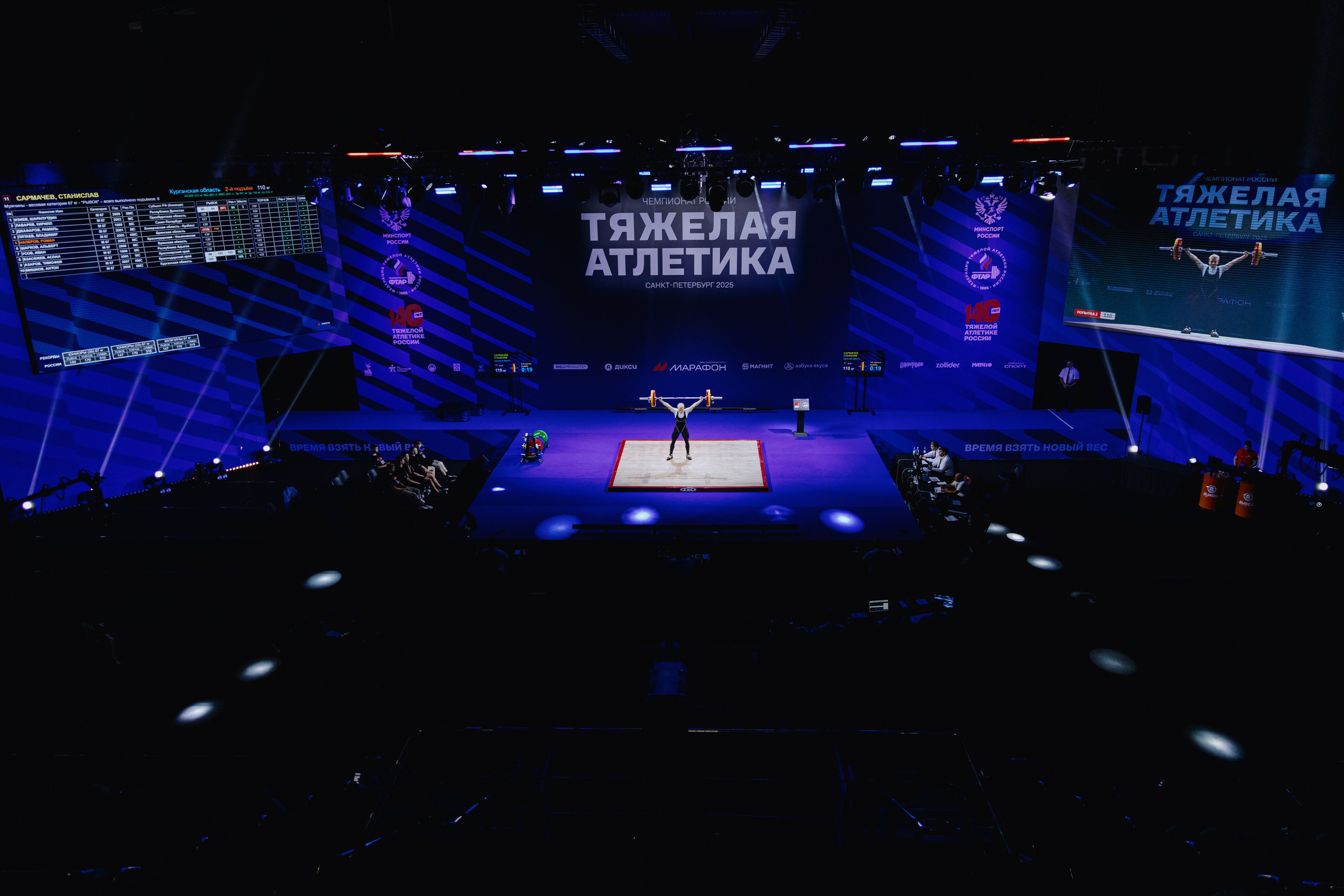 Чемпионат России по тяжелой атлетике 2025. Фотограф в Москве и Санкт-Петербурге Дарина