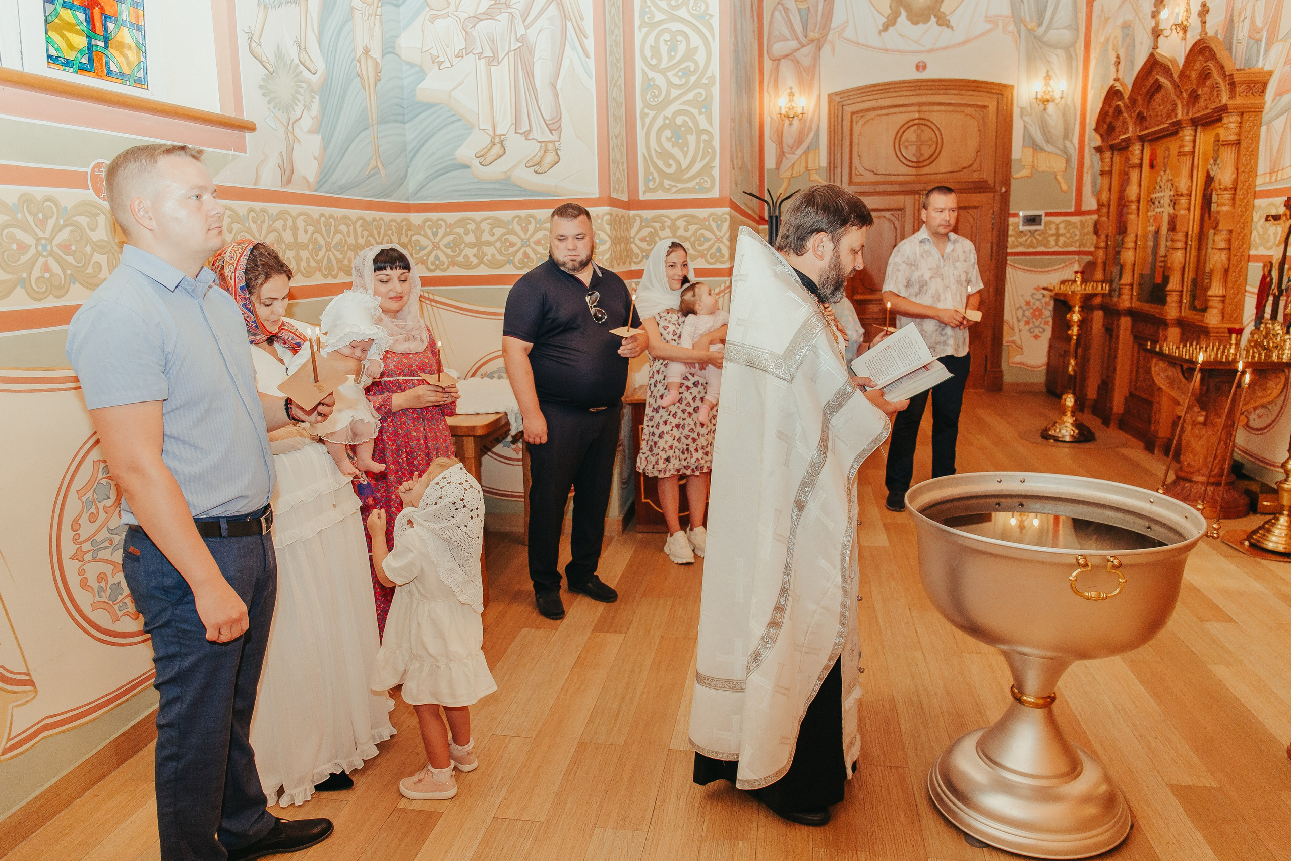 Крещение Маши в Черниговском Скиту. Фотограф новорожденных и детский в Сергиевом Посаде Кругликова Юлия