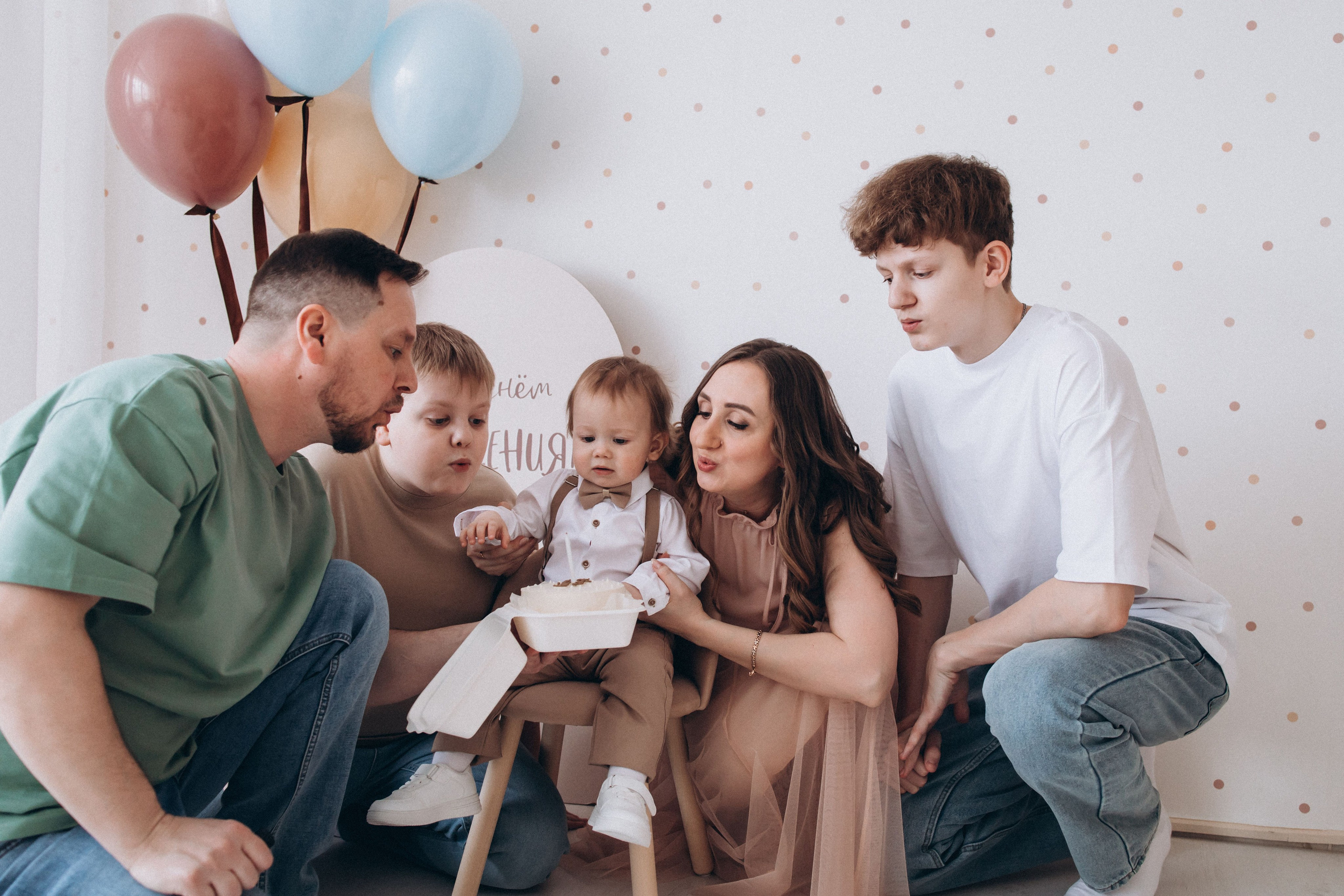 Стёпе 1 годик. Семейный фотограф Нижневартовск Тюмень Ефимова Ирина