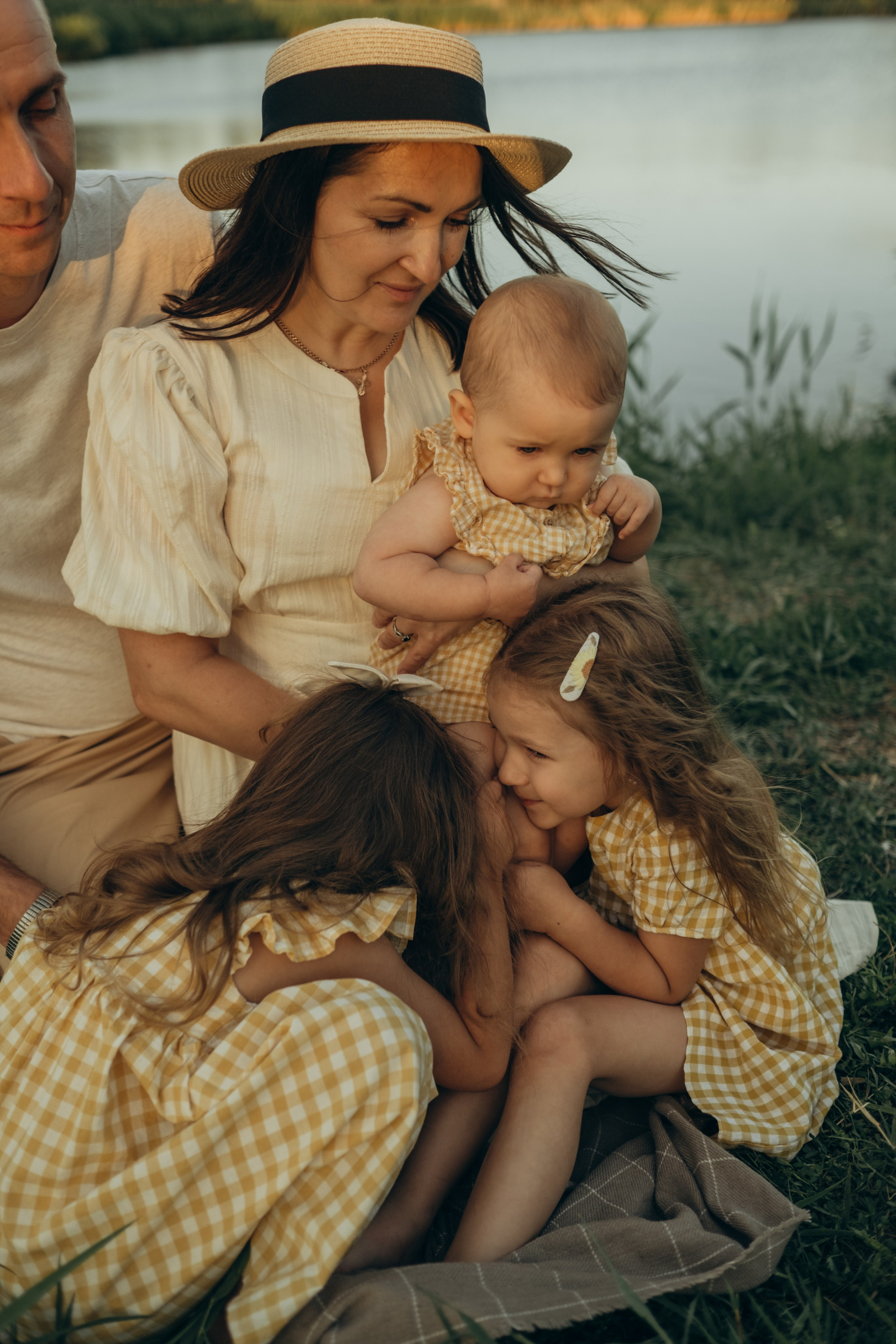 Семейная история на озере Сарпа. Фотограф в Москве Ольга Елоева