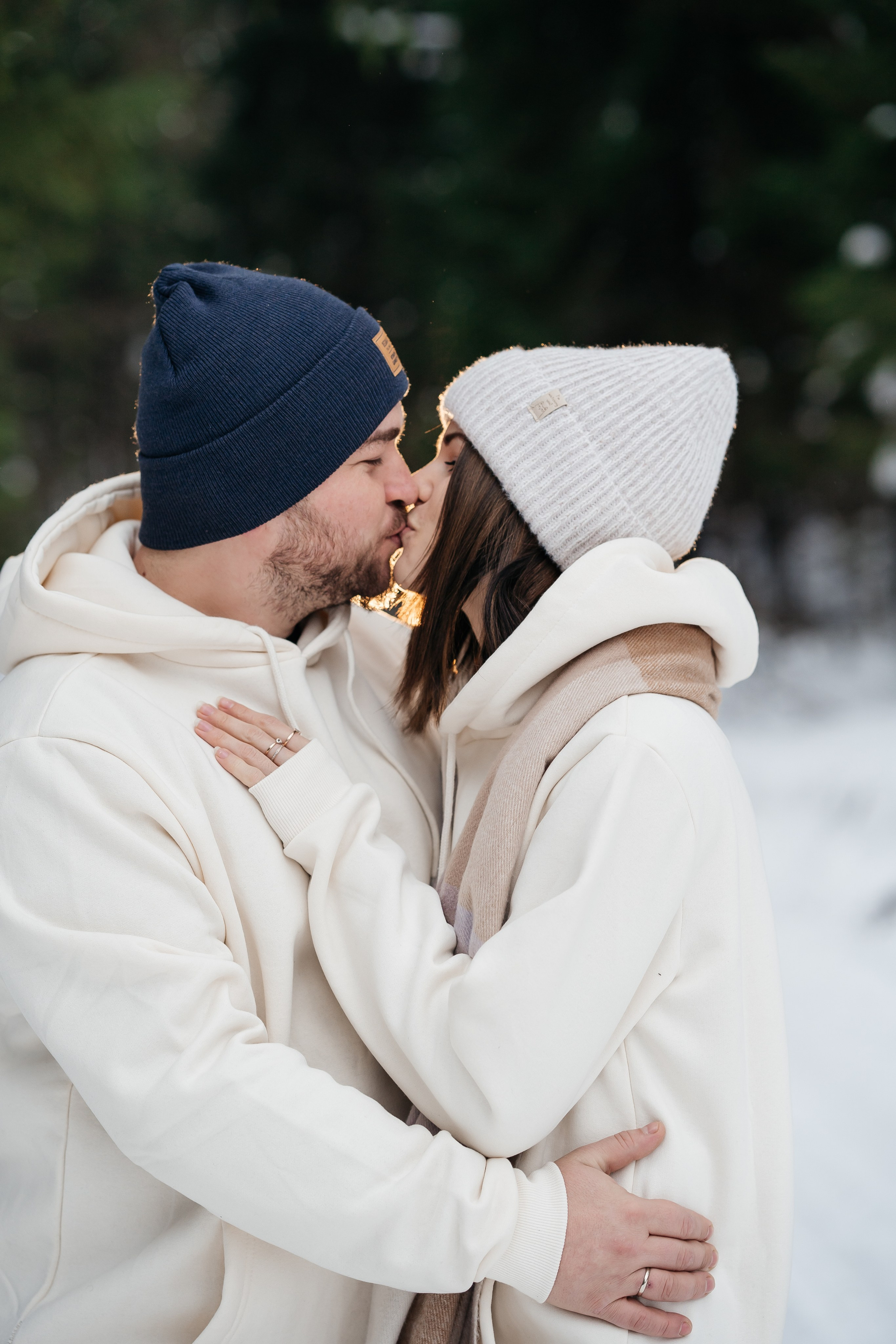 Love story в зимнем лесу. Семейный и детский фотограф в Сергиев Посаде, Хотьково Якимчук Любовь