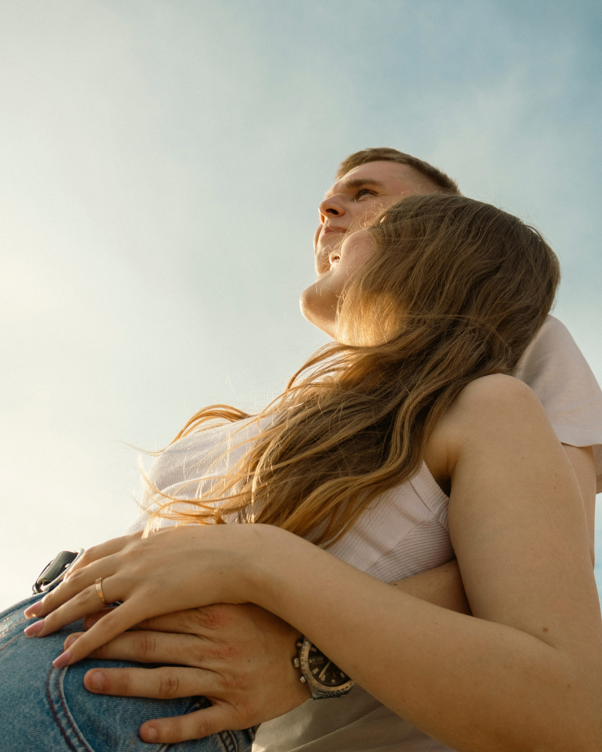 Максим и Анастасия на берегу Финского залива. Varygraphy