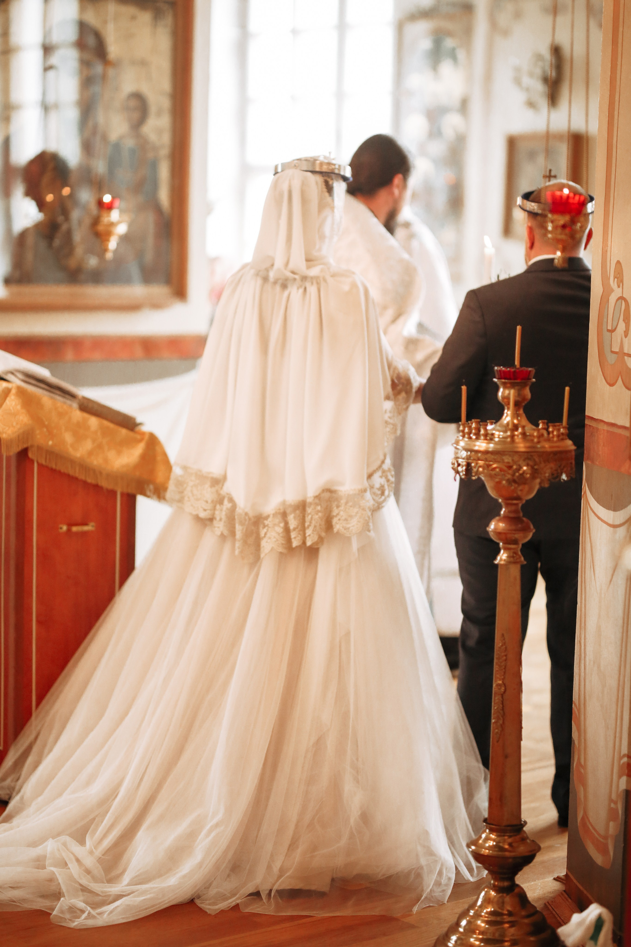 Венчание в Никольском Храме Зеленоград. Фотограф Анастасия Залевская