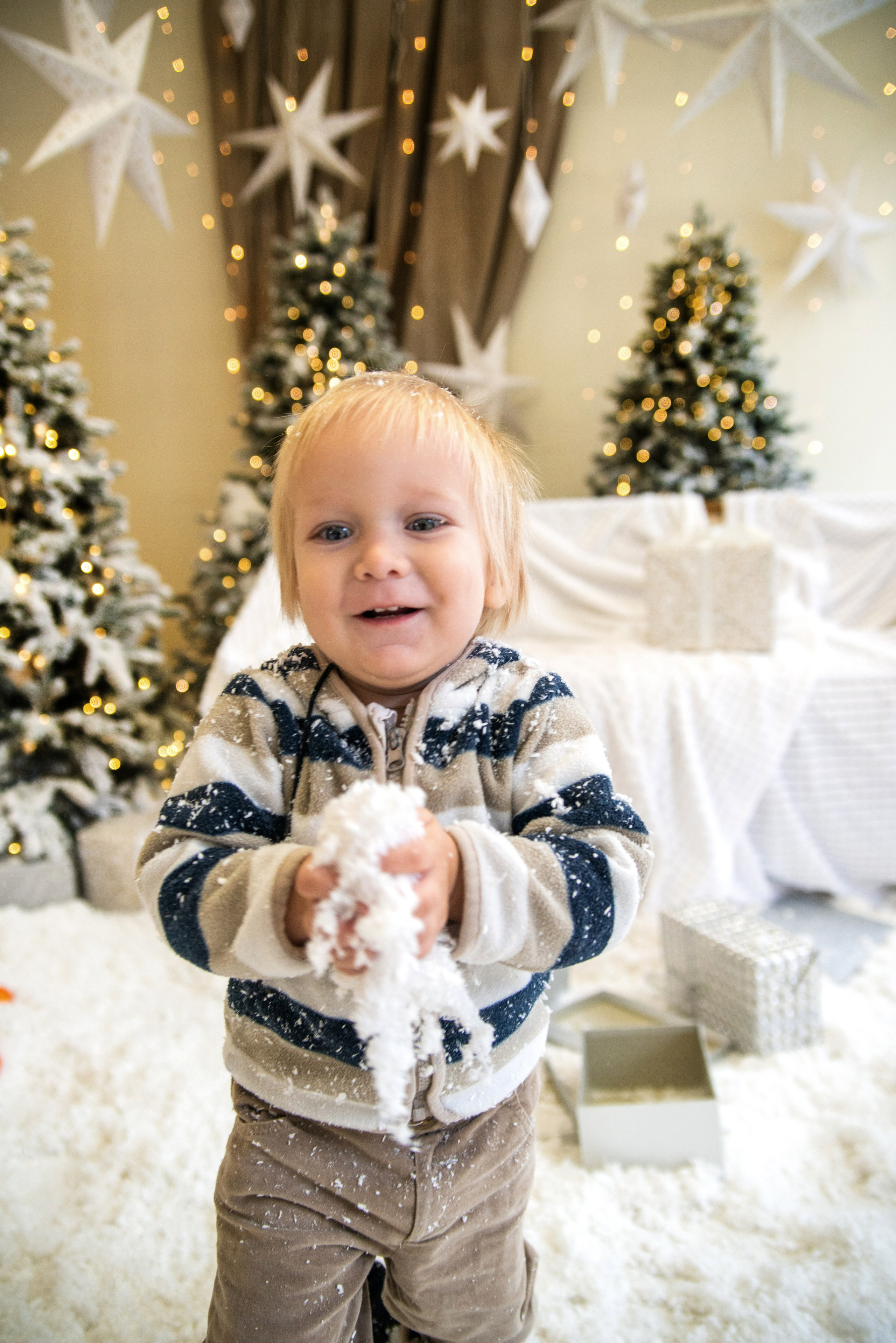Дети в снежной студии. Фотограф и дизайнер в Москве Екатерина Лобачева