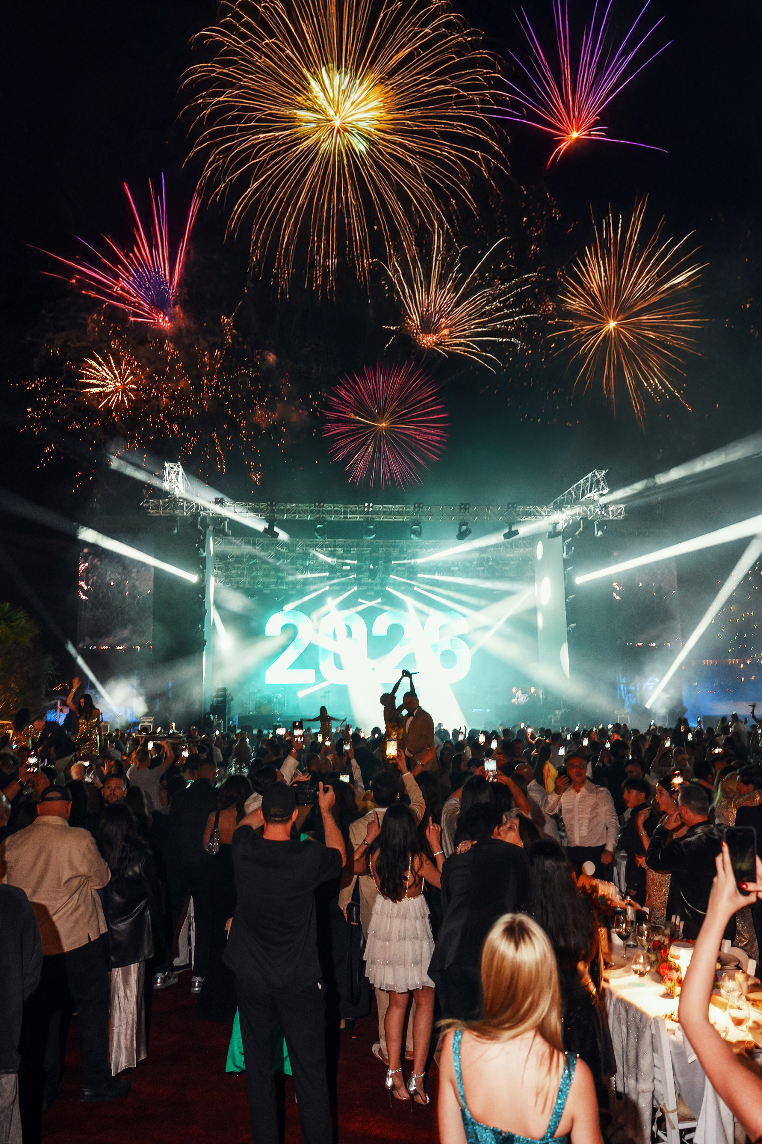 New Year Nammos 2026. Photographer Videographer Dubai