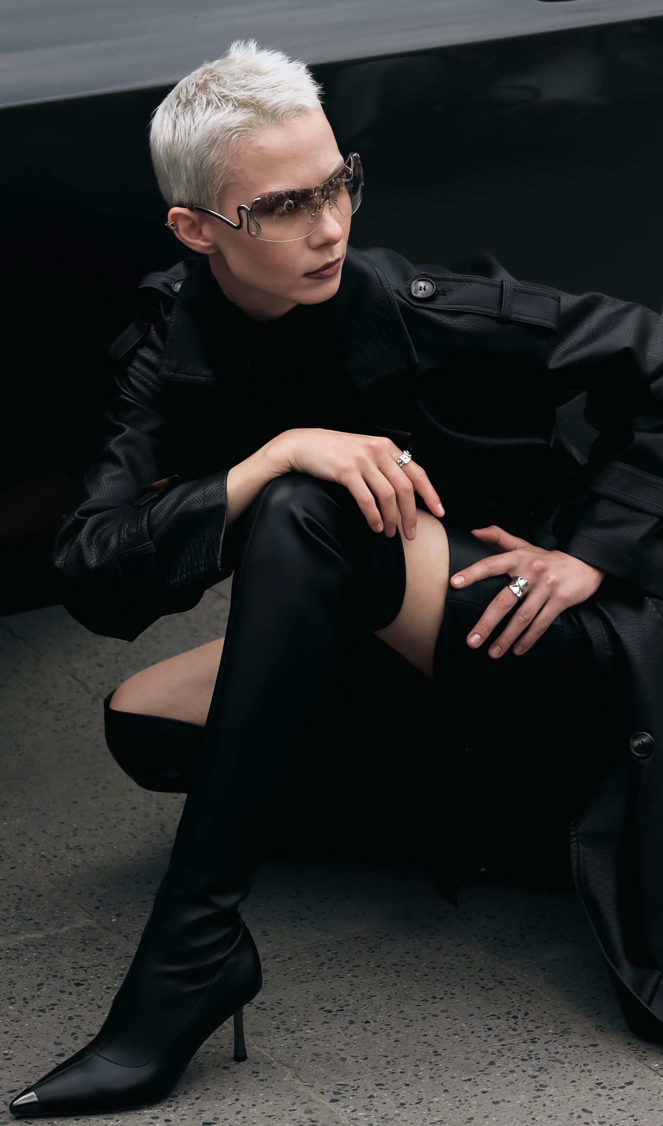 Фотосессия в стиле Тринити из Матрицы