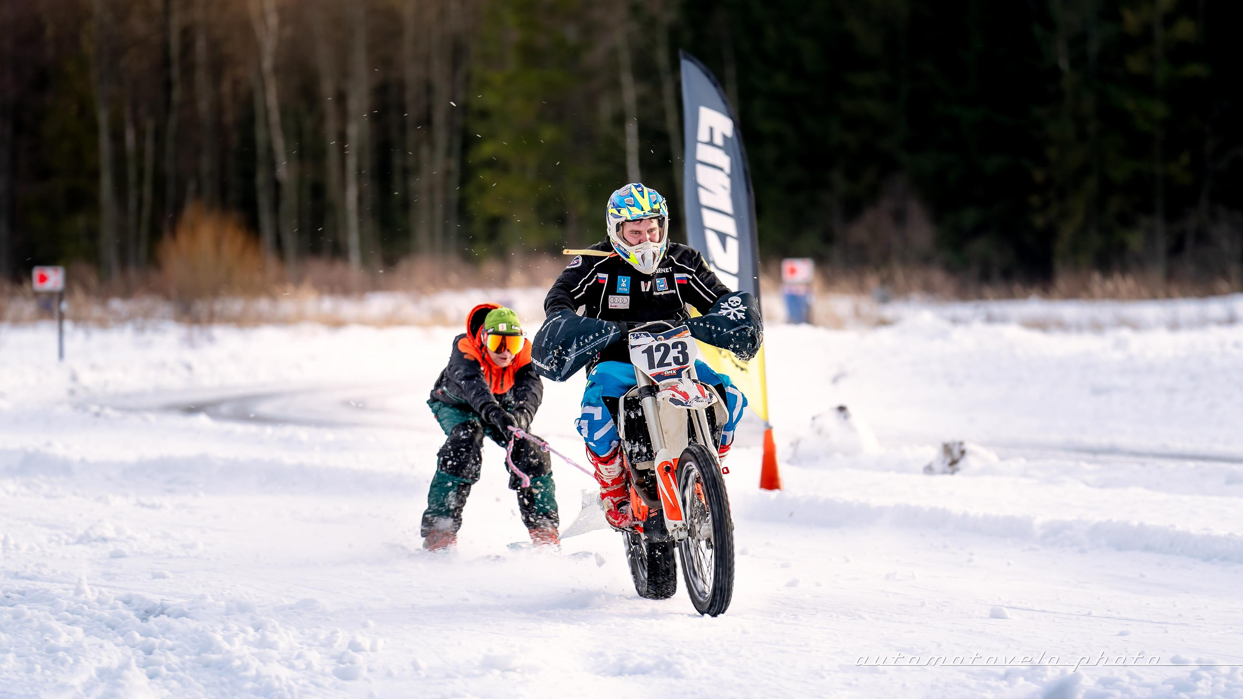 Скийоринг в Конаково 2024/25. 1 этап