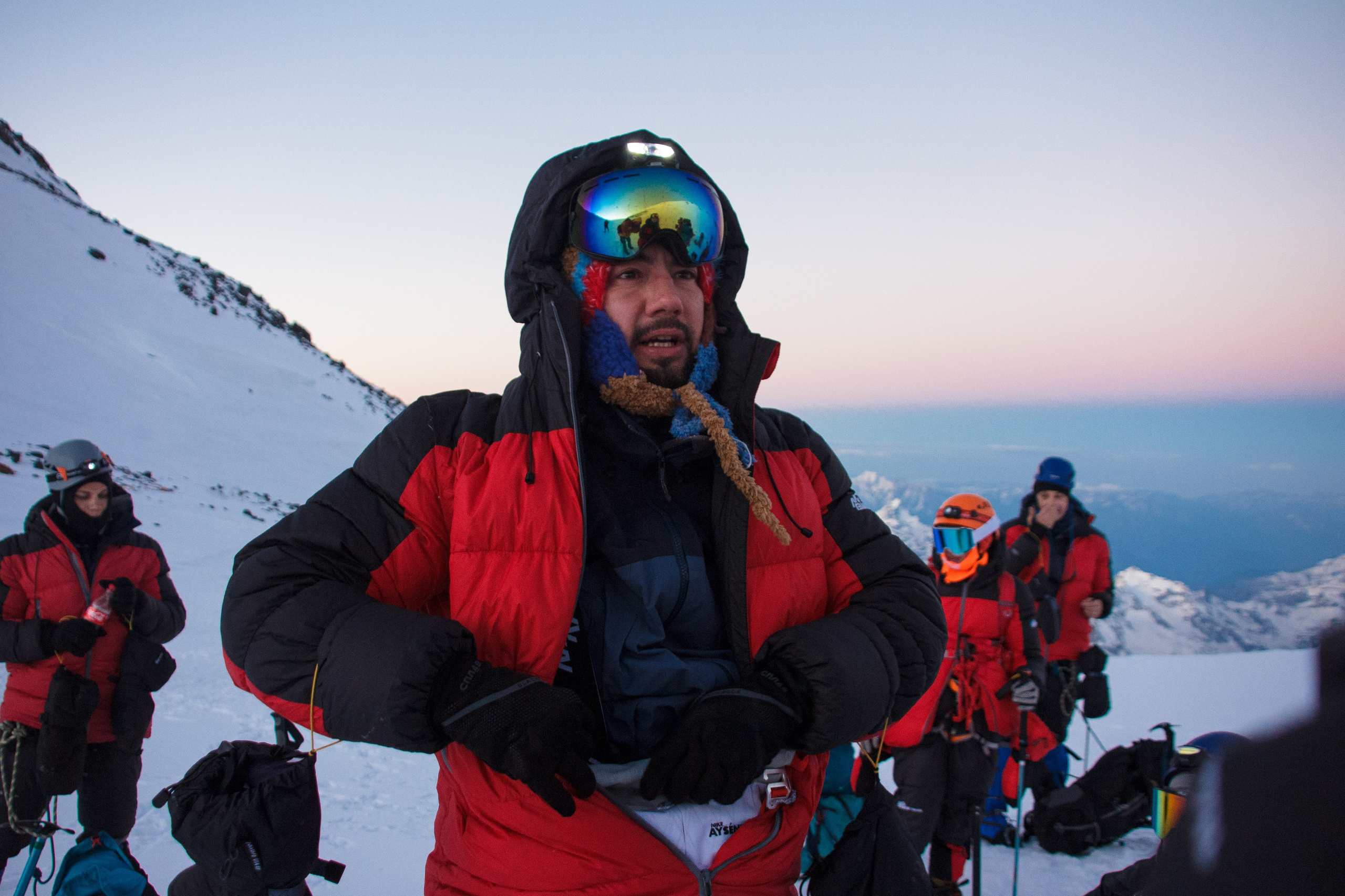 Восхождение на Эльбрус (пример съемки). Фотограф Котий Даниил