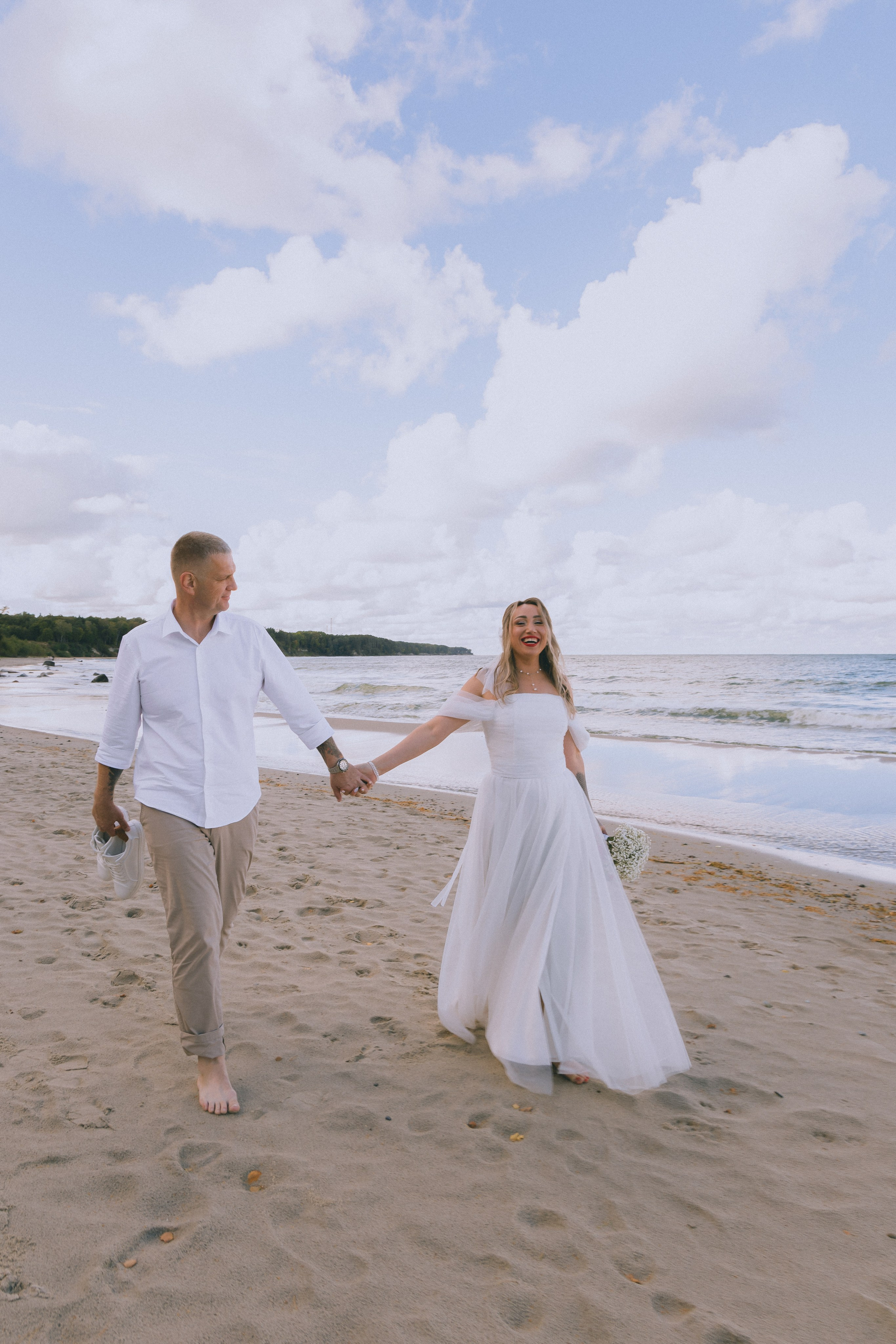 Свадьба Зои & Сергея | прогулка у моря. Фотограф в Калининграде Сокирко Светлана