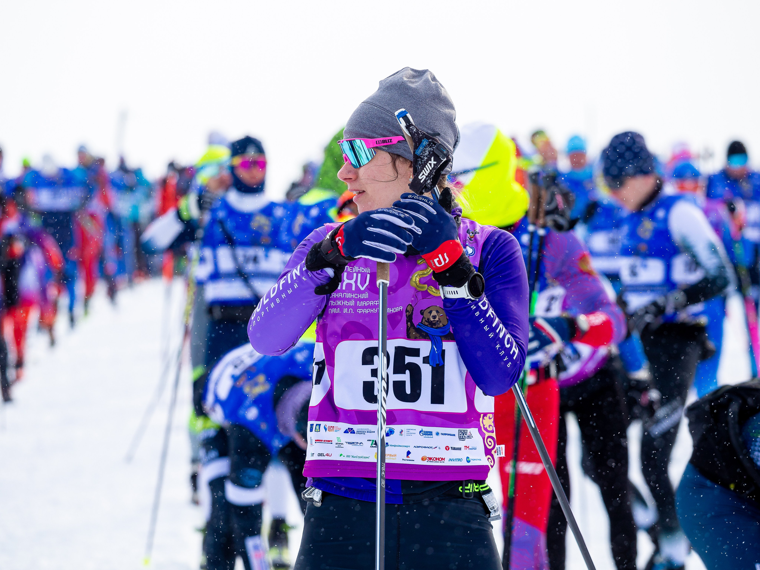 25 лыжный марафон им. Фархутдинова. Инга Кузьминская ТОП-фотограф г. Корсаков