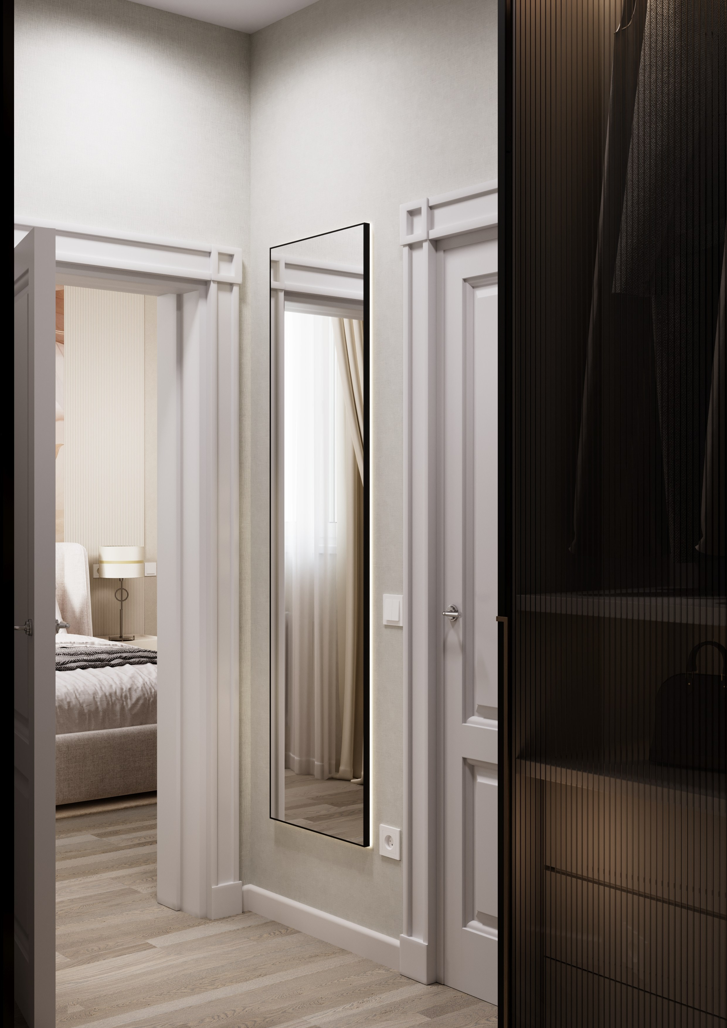 Просторная стильная двушка г. Краснодар. Батракова Наталья дизайнер интерьеров Санкт-Петербург Москва Архангель