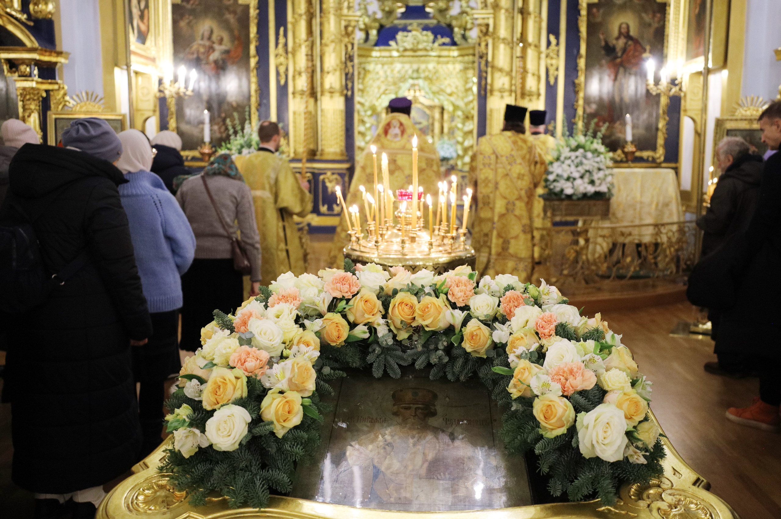 СЛУЖЕНИЕ В КАНУН ДНЯ ПАМЯТИ СВЯТИТЕЛЯ НИКОЛАЯ ЧУДОТВОРЦА. НИКОЛО-БОГОЯВЛЕНСКИЙ МОРСКОЙ СОБОР