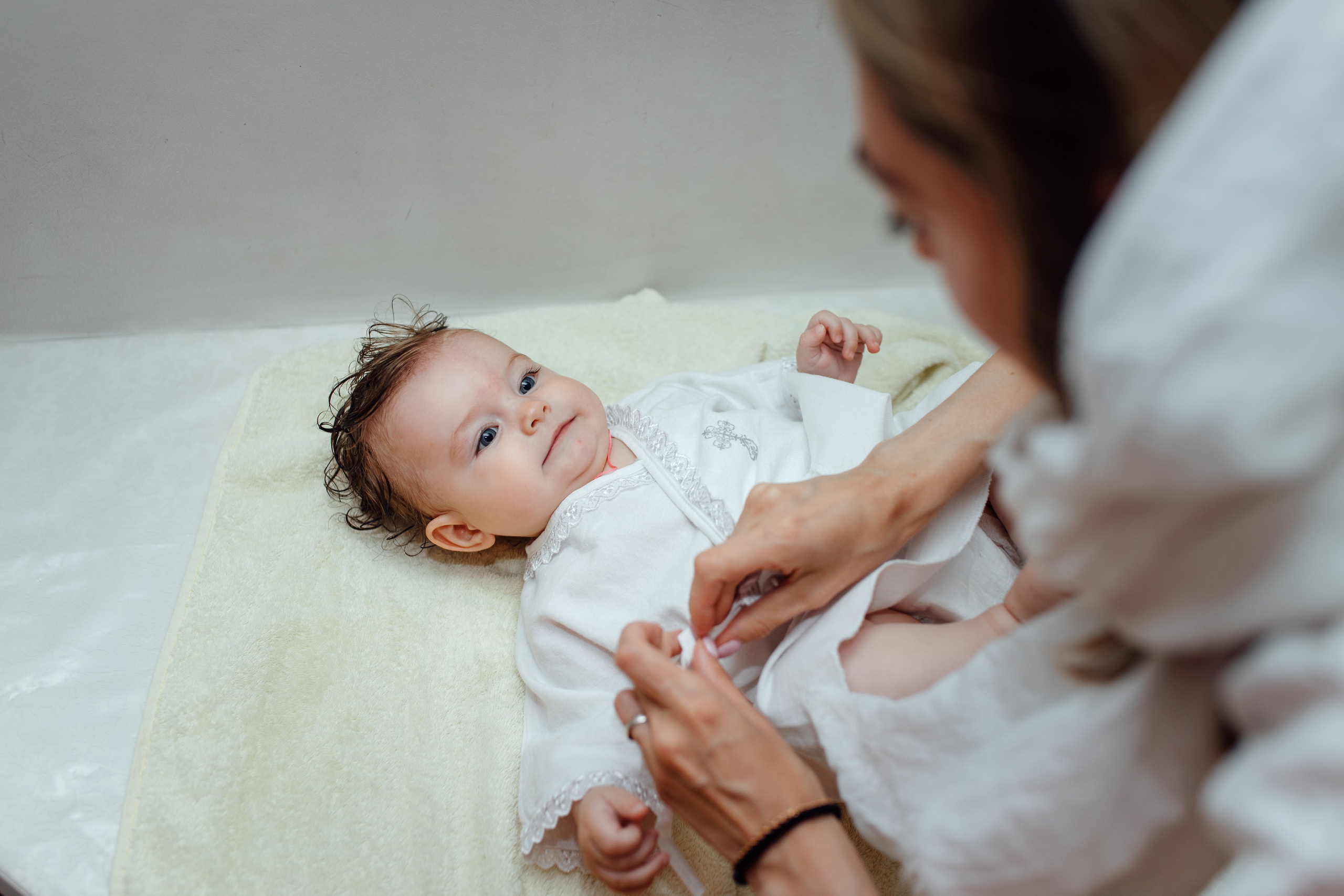 Крещение Аделины, храм Святой Троицы, июль 2024