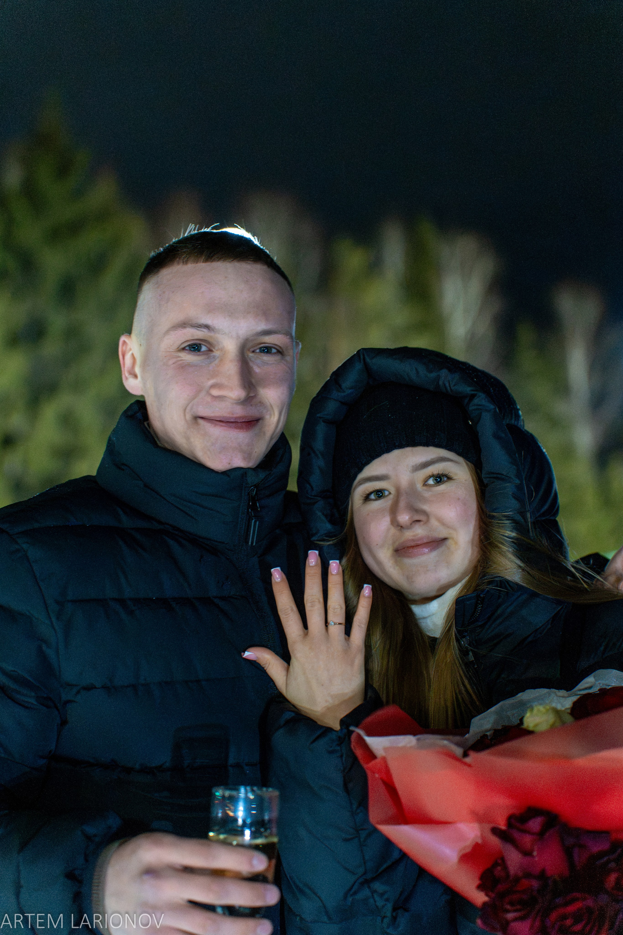 Предложение руки и сердца. Фотограф Артем Ларионов