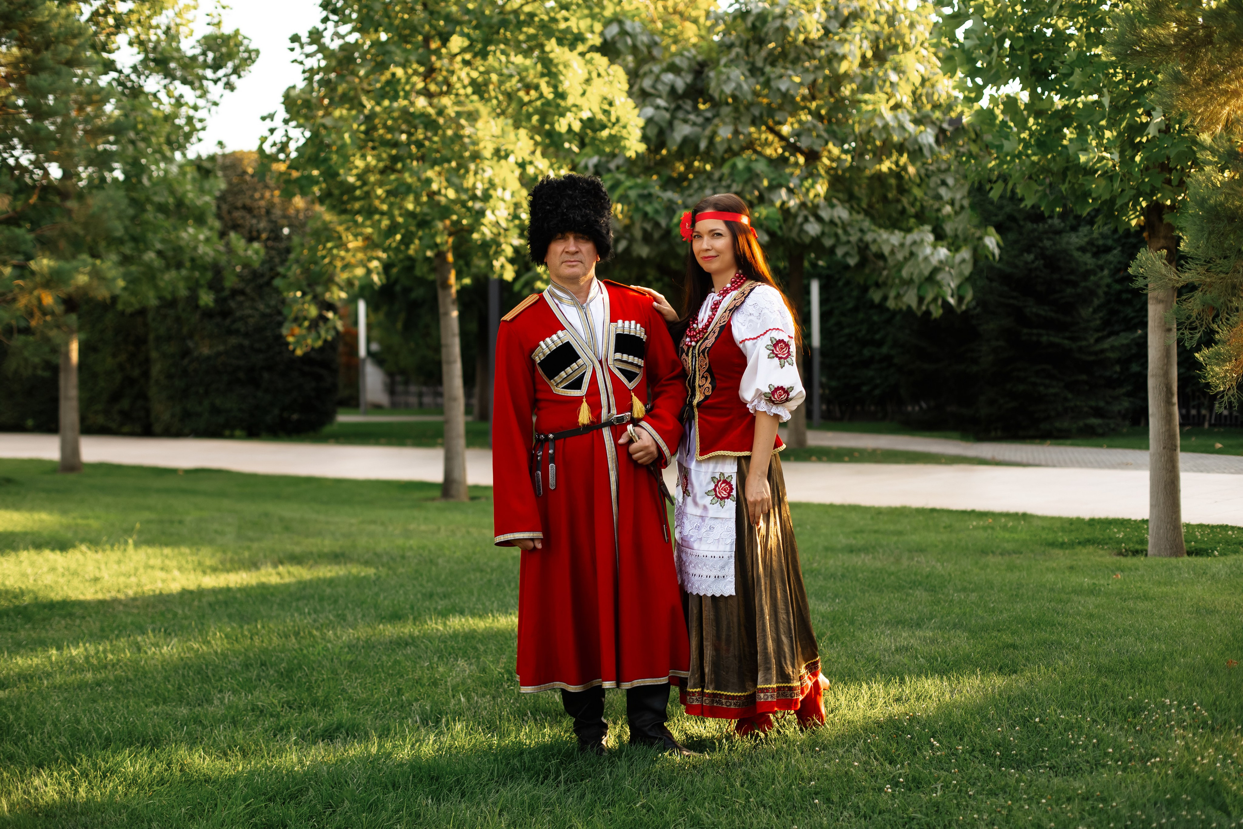 Фотосессия в Кубанских национальных костюмах. Свадебный и семейный фотограф/видеограф в Краснодаре Наталья Осинская