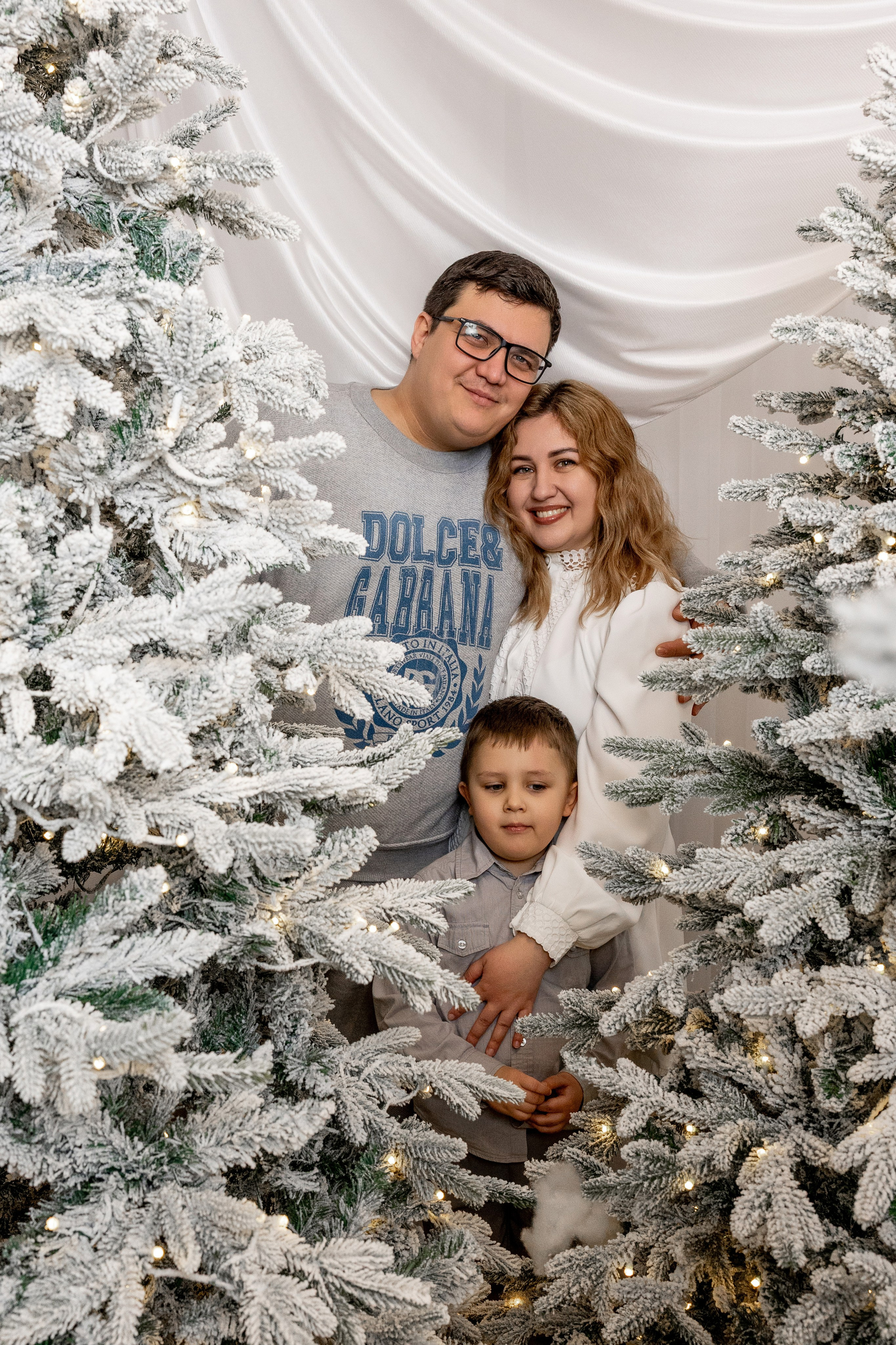 Рождественская семейка. Фотограф Екатерина Голицына