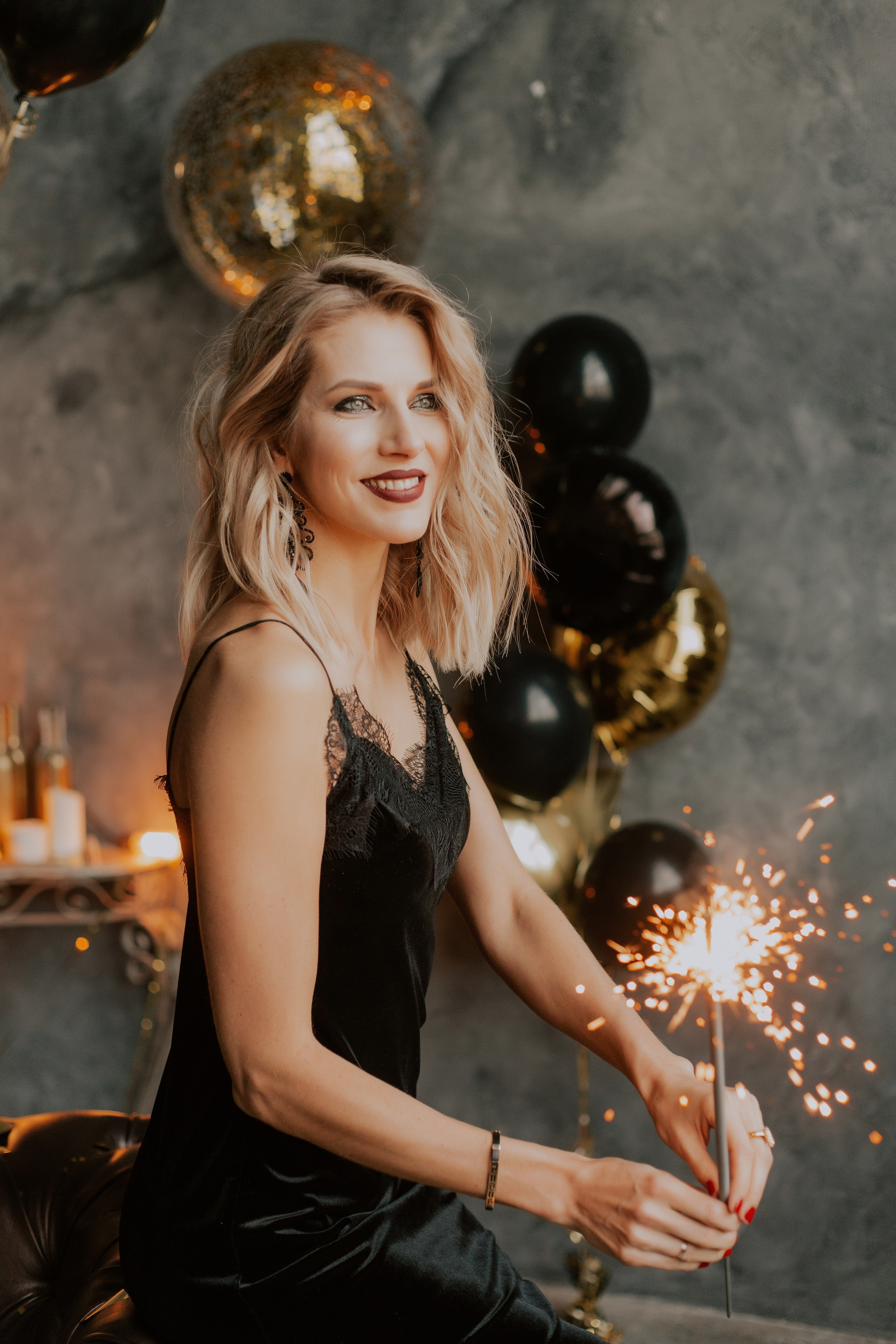 Новогодняя фотосессия «Золото». Выпускные альбомы Натальи Бутко: Новороссийск, Анапа, Геленджик