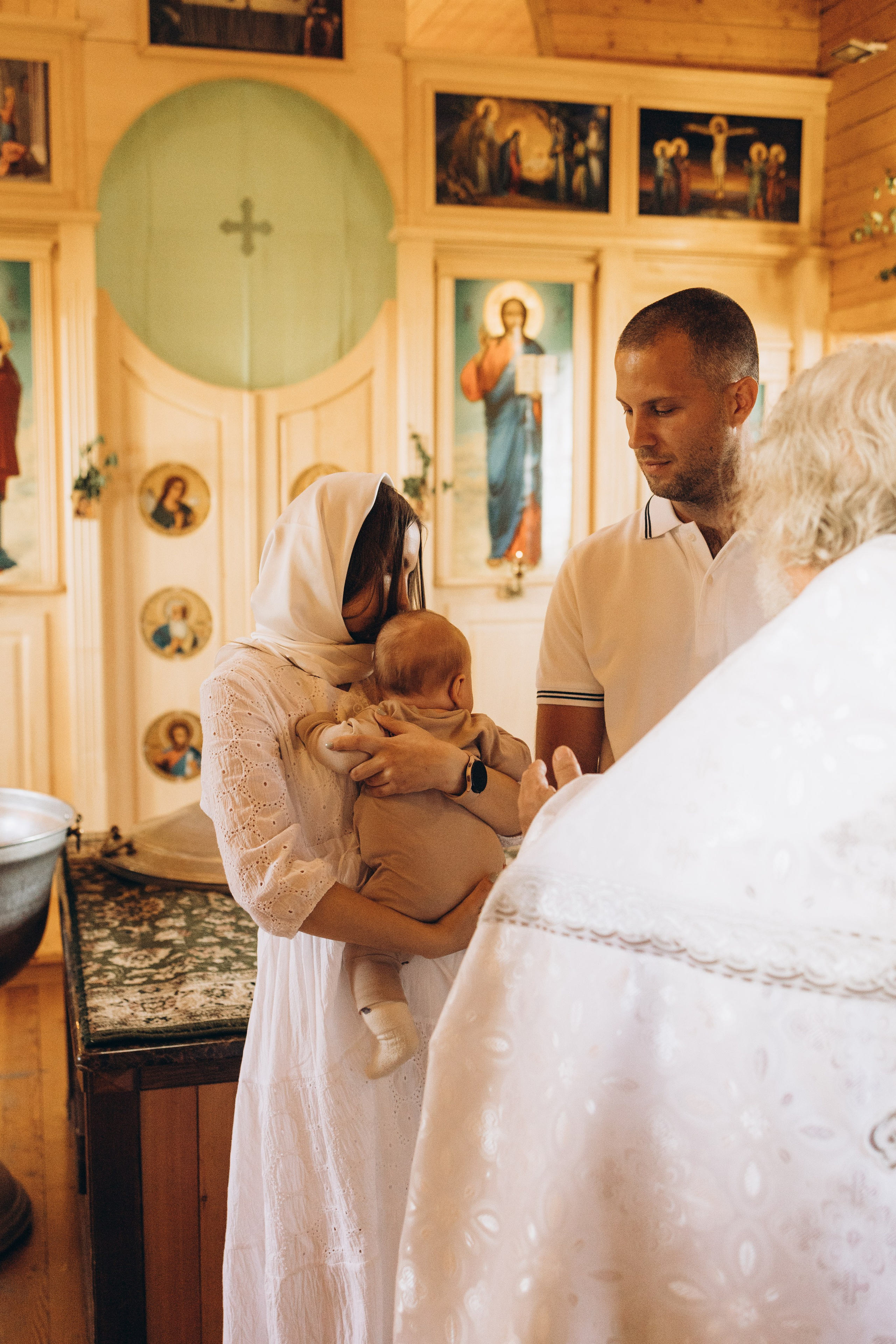Крещение Егора. Семейный фотограф в Москве Виктория Ястребинская