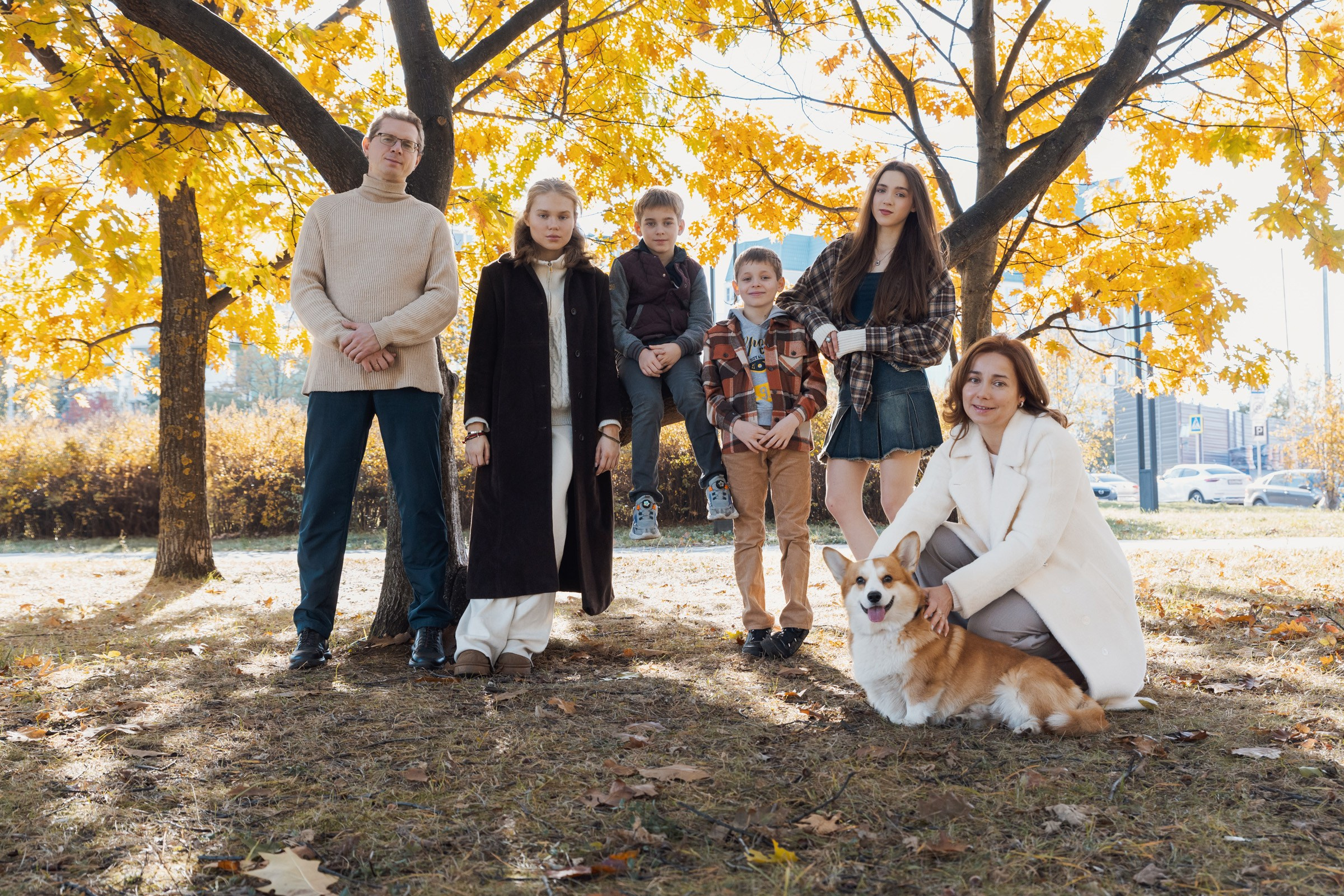 В парке. Семьи, портреты, школьные съемки. Фотограф Лагутина Елена. Москва