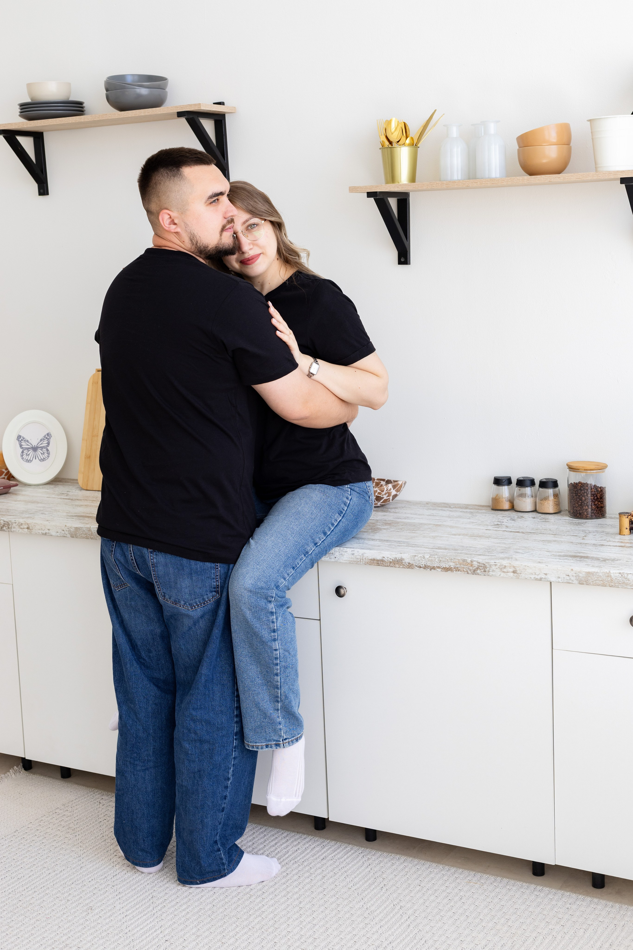 Семейная фотосессия в студии (Михаил, Крестина и Макар). Женский фотограф в Орске Новотроицке Динара Долганова