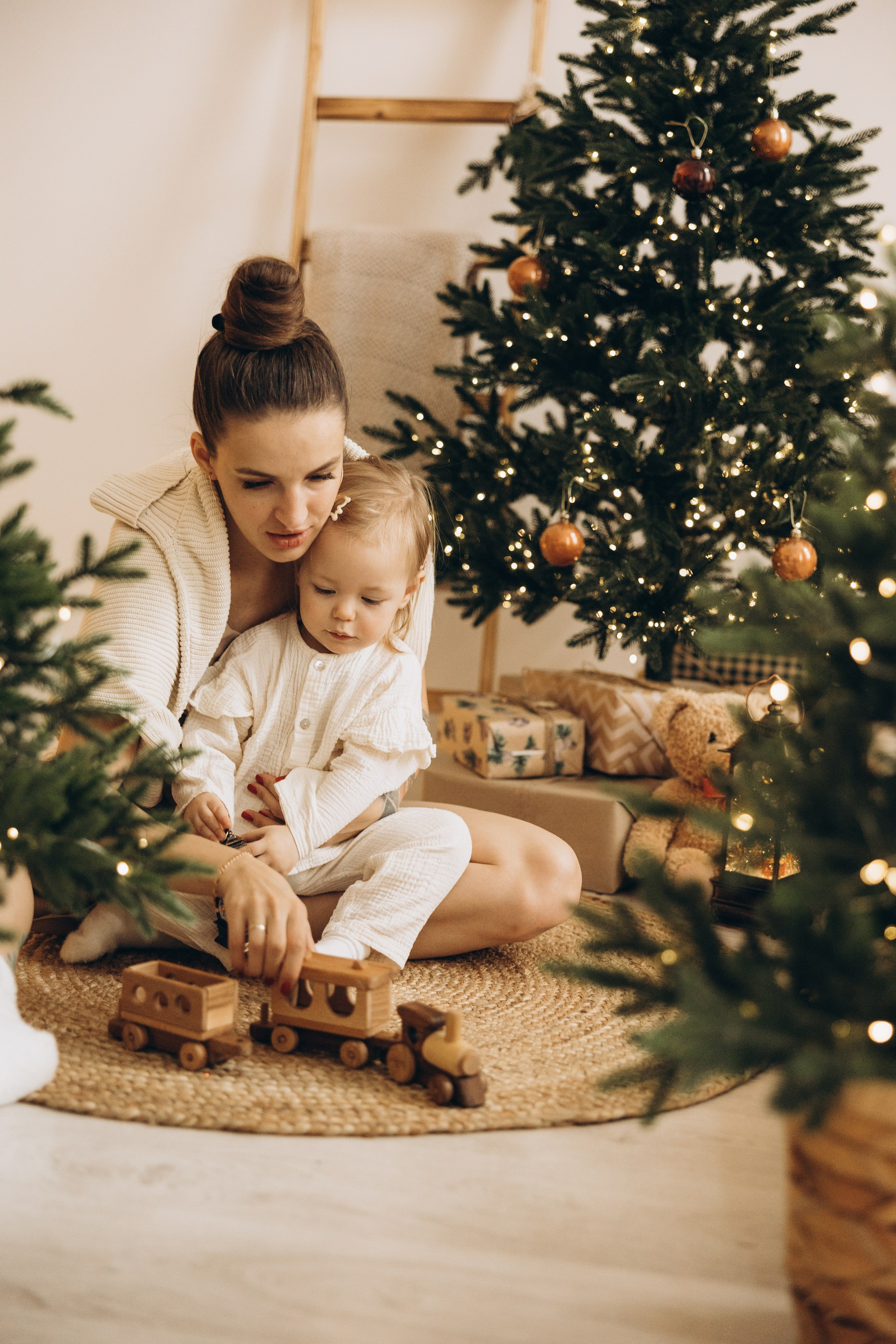 Ольга и Мирослава НГ. Семейный фотограф в Москве Виктория Ястребинская